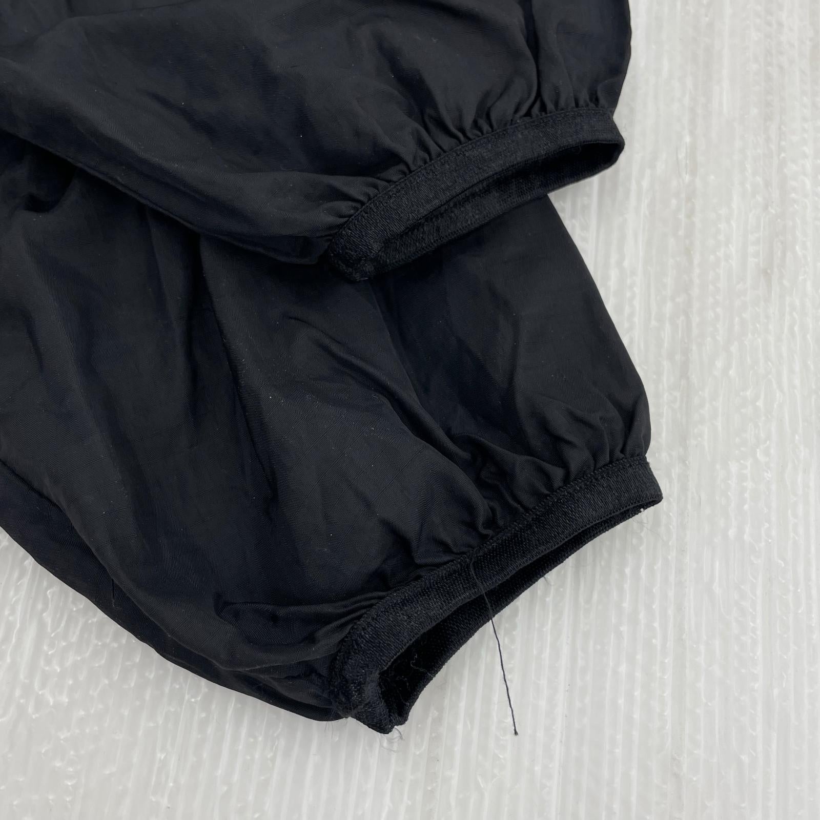 マウンテンパーカー SEE NO EVILワッペンフーデッドブルゾン(L)黒