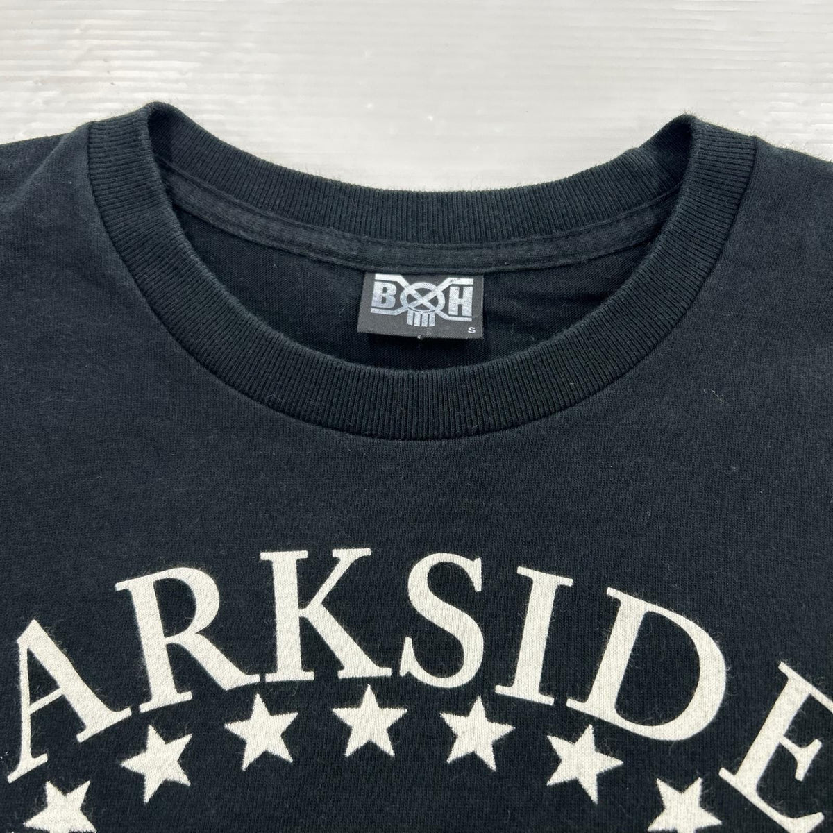 半袖Ｔシャツ DARKSIDE JUSTICE ﾌﾞﾗｯｸ S ブラック