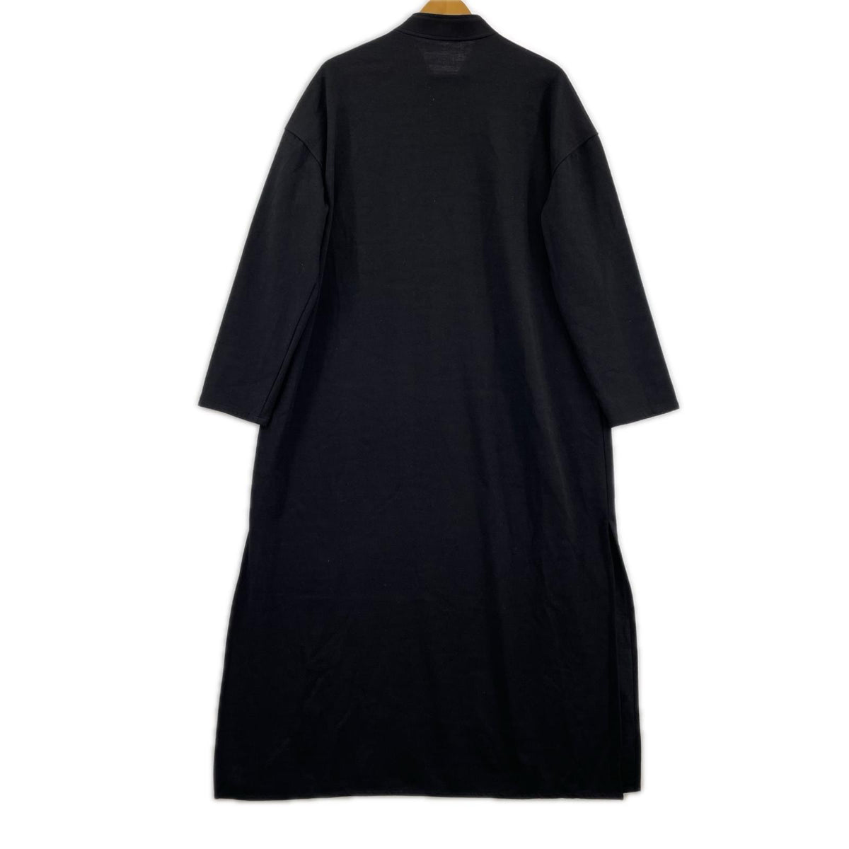ワンピース HE RERACS SIDE OPEN STANDCOLLAR DRESS 38 ブラック