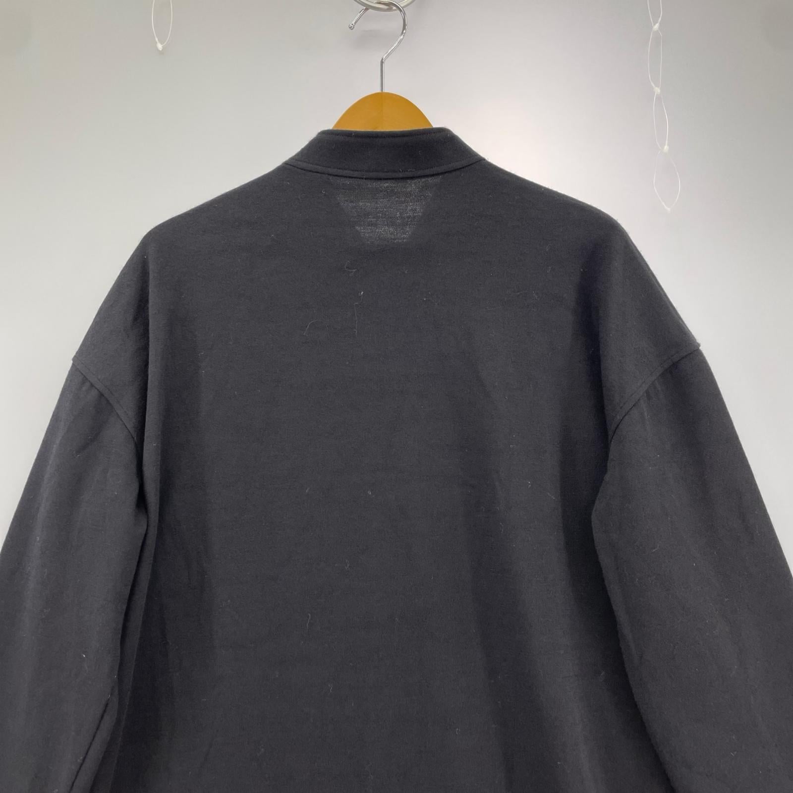 ワンピース HE RERACS SIDE OPEN STANDCOLLAR DRESS 38 ブラック