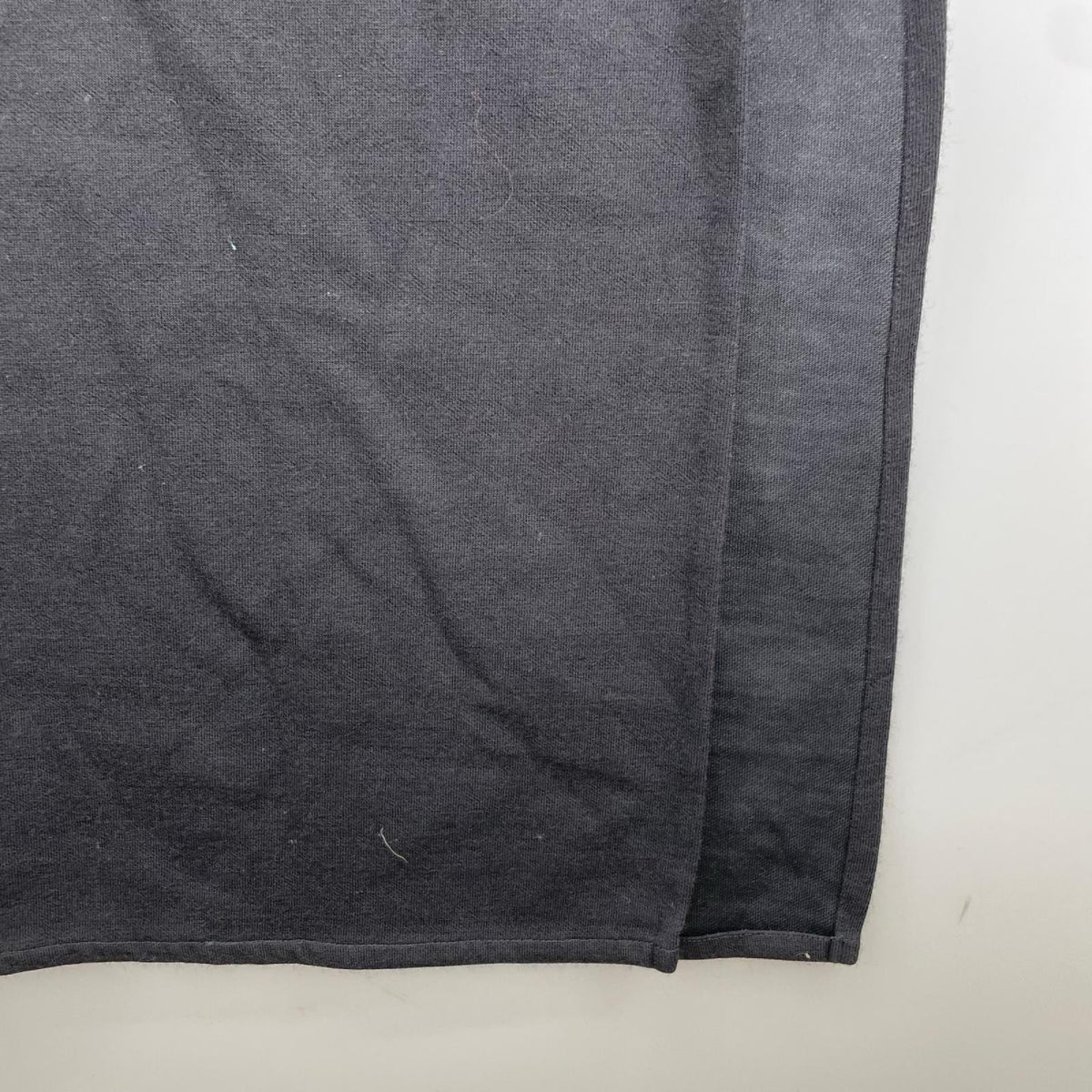 ワンピース HE RERACS SIDE OPEN STANDCOLLAR DRESS 38 ブラック