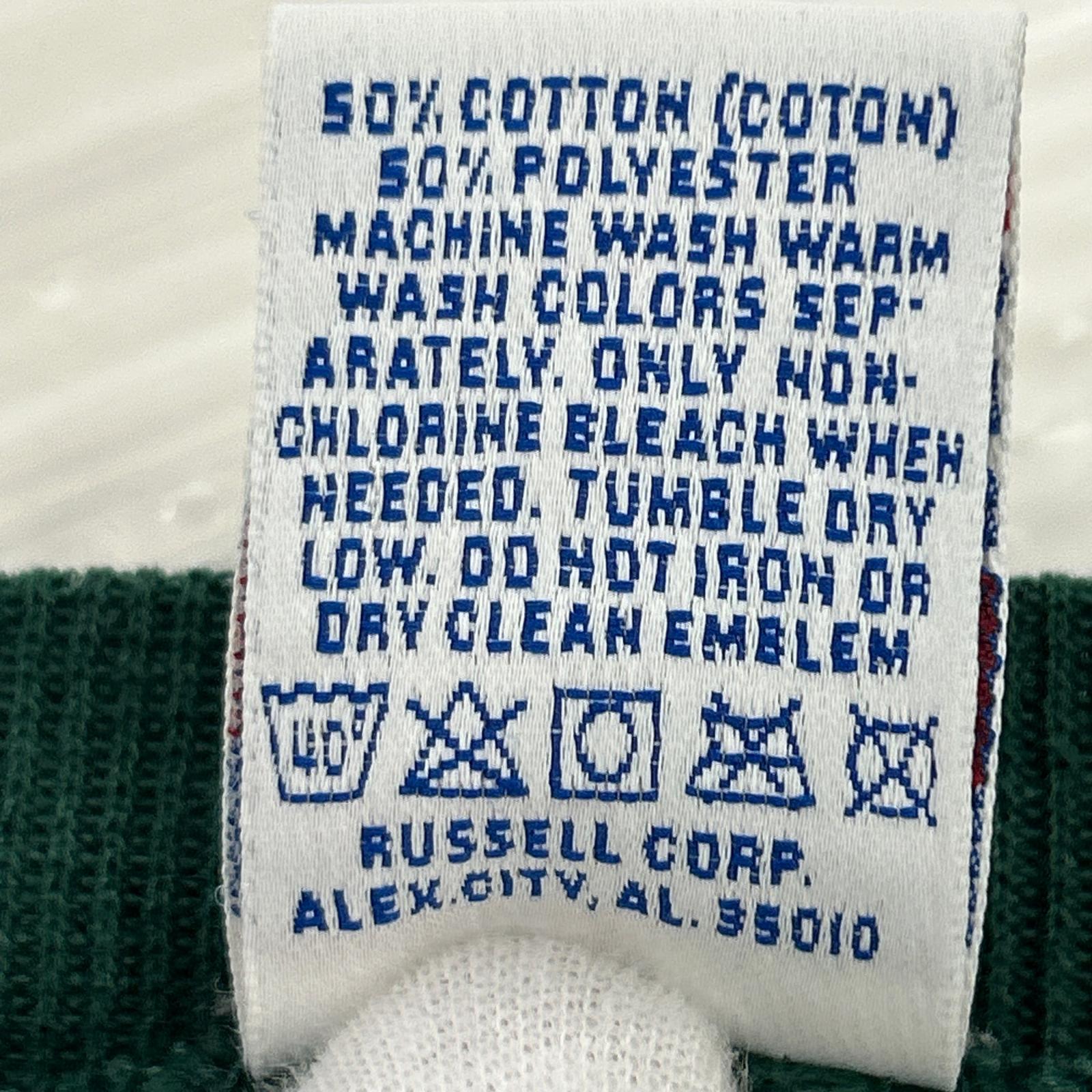 スウェット RUSSELL ATHLETIC 90s 前V L グリーン