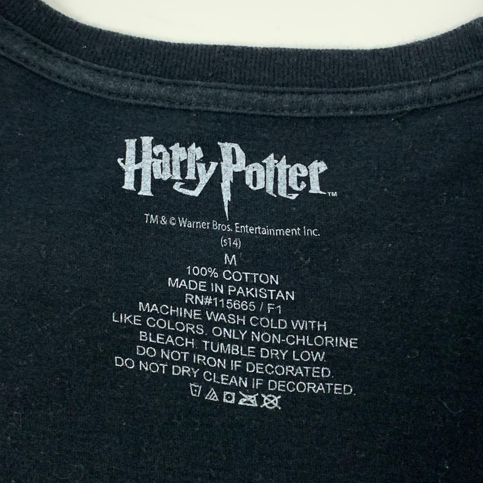 半袖Ｔシャツ 00s Harry Potter 主人公3人 プリントTee M ブラック M