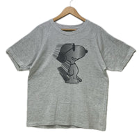 半袖Ｔシャツ SNOOPY ラグランプリントTee グレー グレー