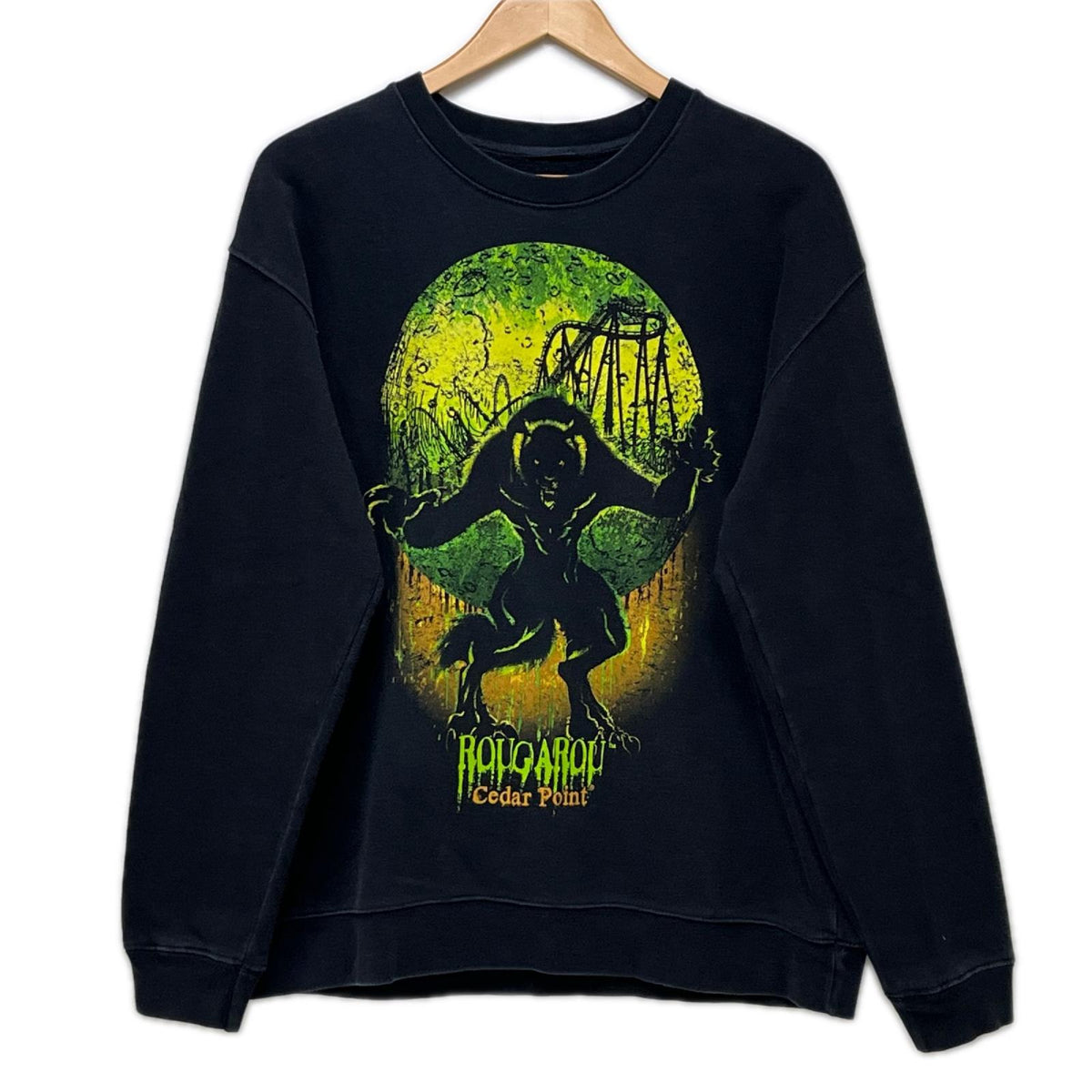スウェット ROUGAROU ジェットコースタープリントスウェット M