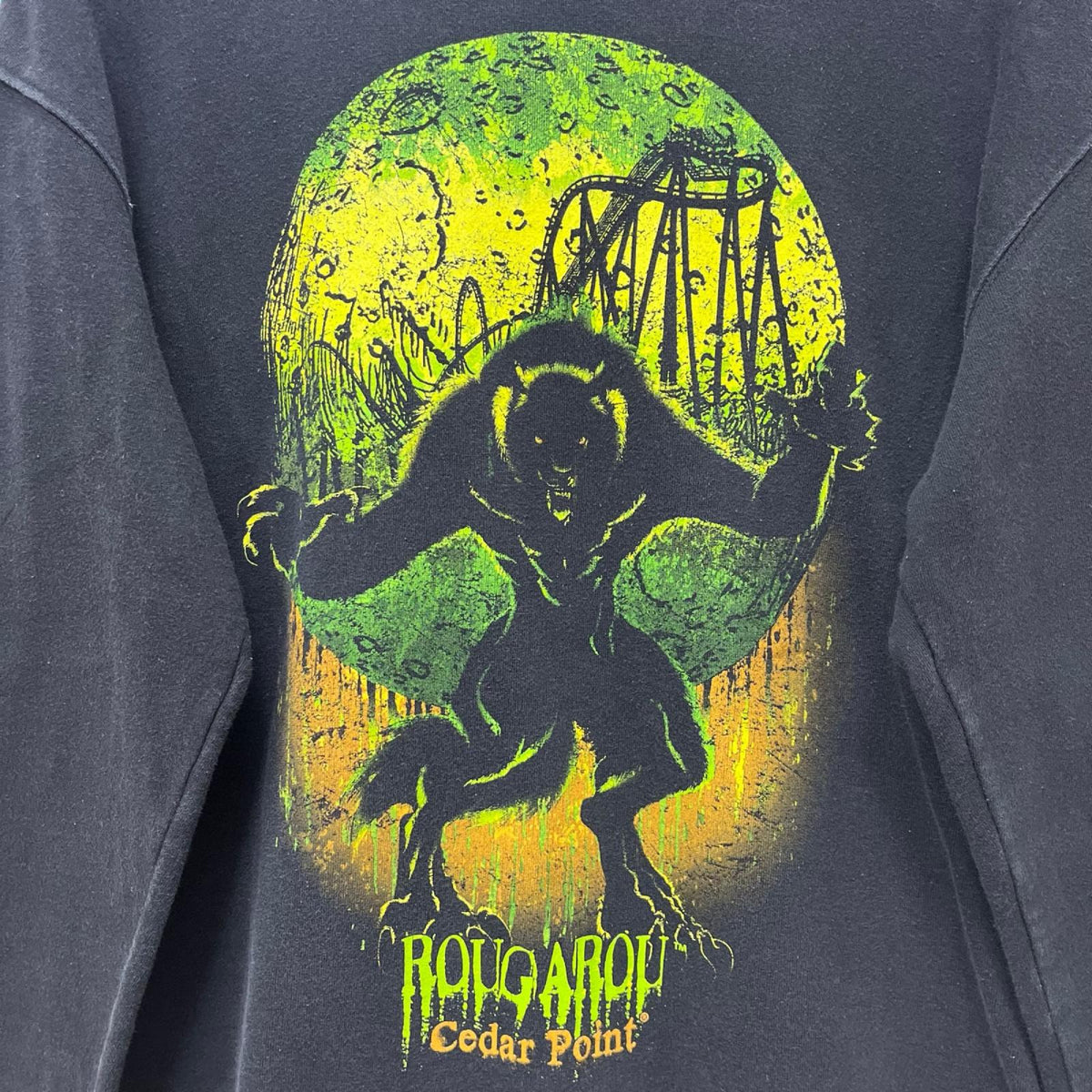 スウェット ROUGAROU ジェットコースタープリントスウェット M