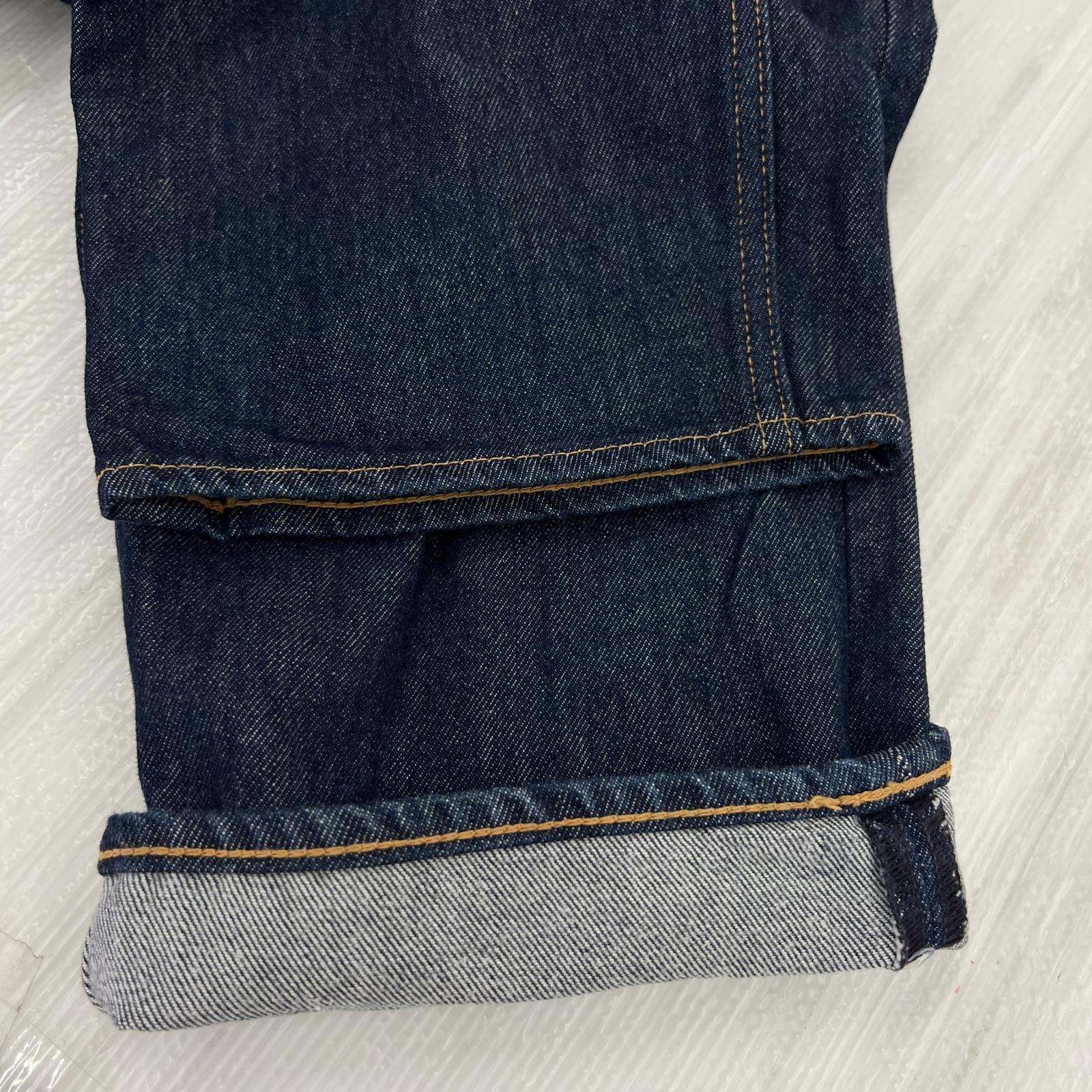 デニムパンツ HARD TWIST DENIM WIDE PANT 28 ネイビー