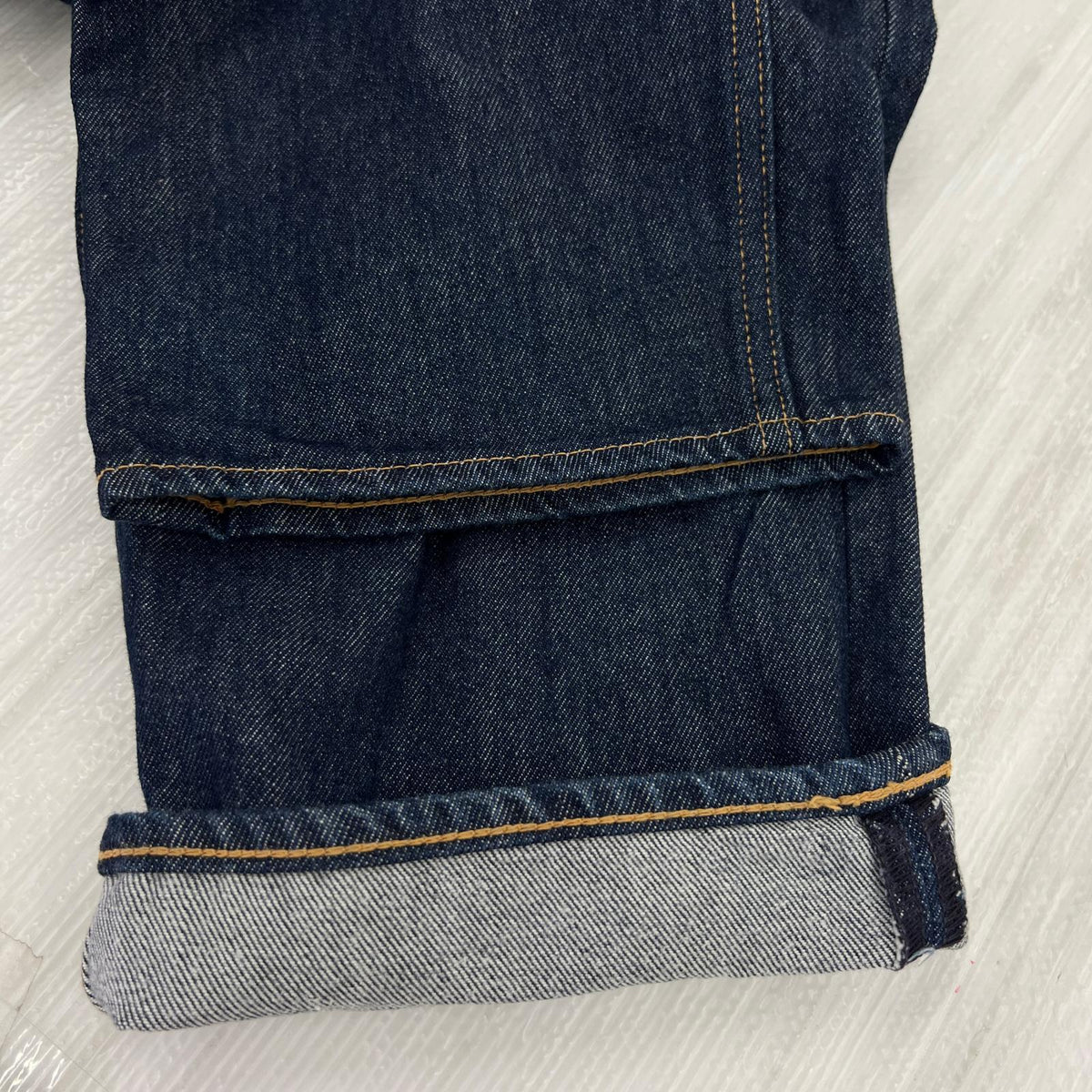 デニムパンツ HARD TWIST DENIM WIDE PANT 28 ネイビー