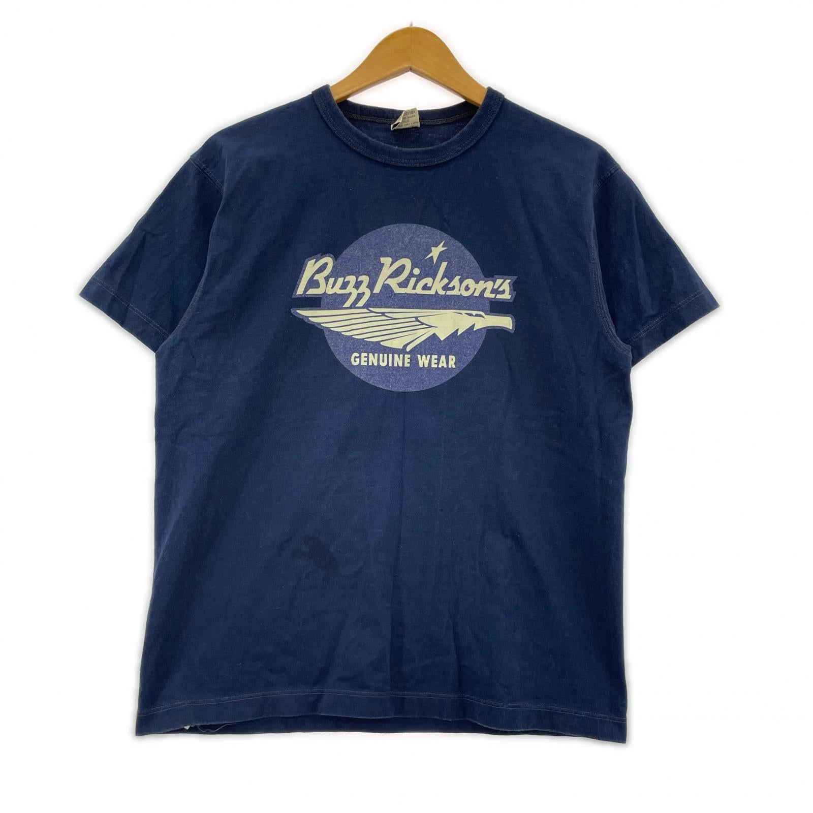 半袖Ｔシャツ センターロゴ 紺 (M) M ネイビー