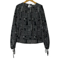 長袖Ｔシャツ J&M DAVIDSON ﾌﾞﾗｳｽ ﾄﾞｯﾄ ﾌﾞﾗｯｸ（8） ブラック