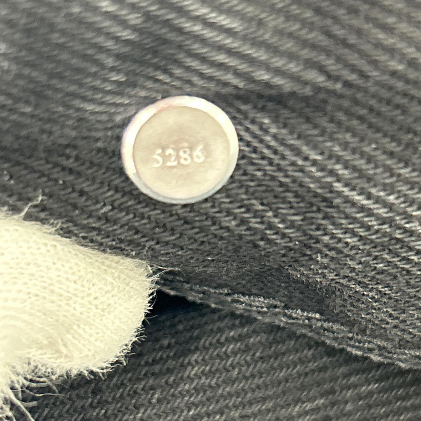 デニムジャケット ｘEDIFICE Type1 Trucker Jacket COLLARLESS M ブラック