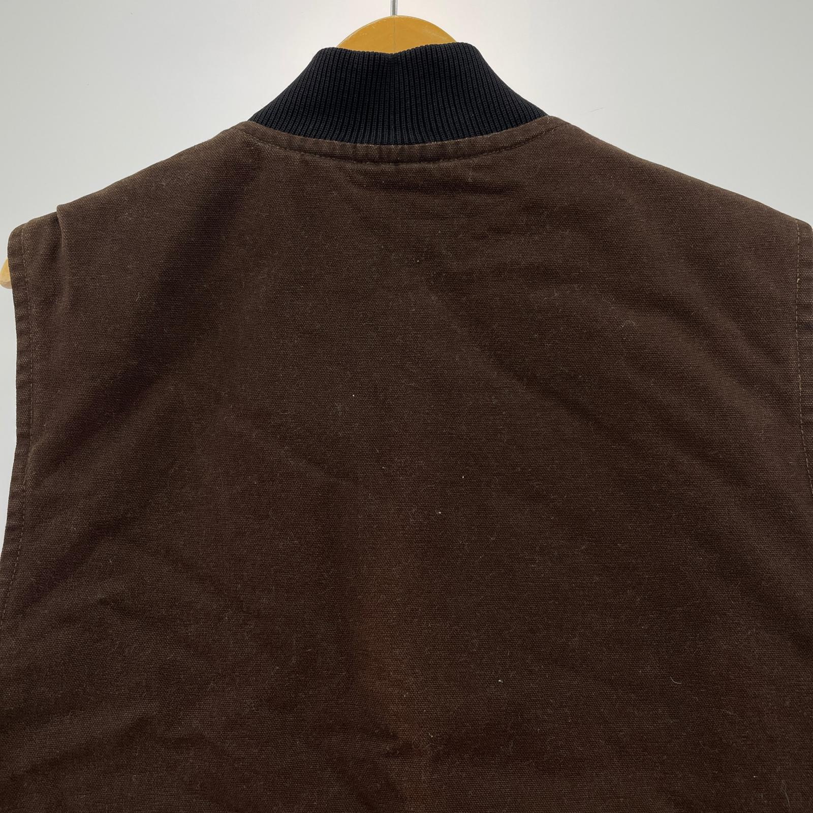 その他アウター Carhartt 00ｓ USA製 中綿ダッグベスト 茶 V02 DKB (L) ブラウン