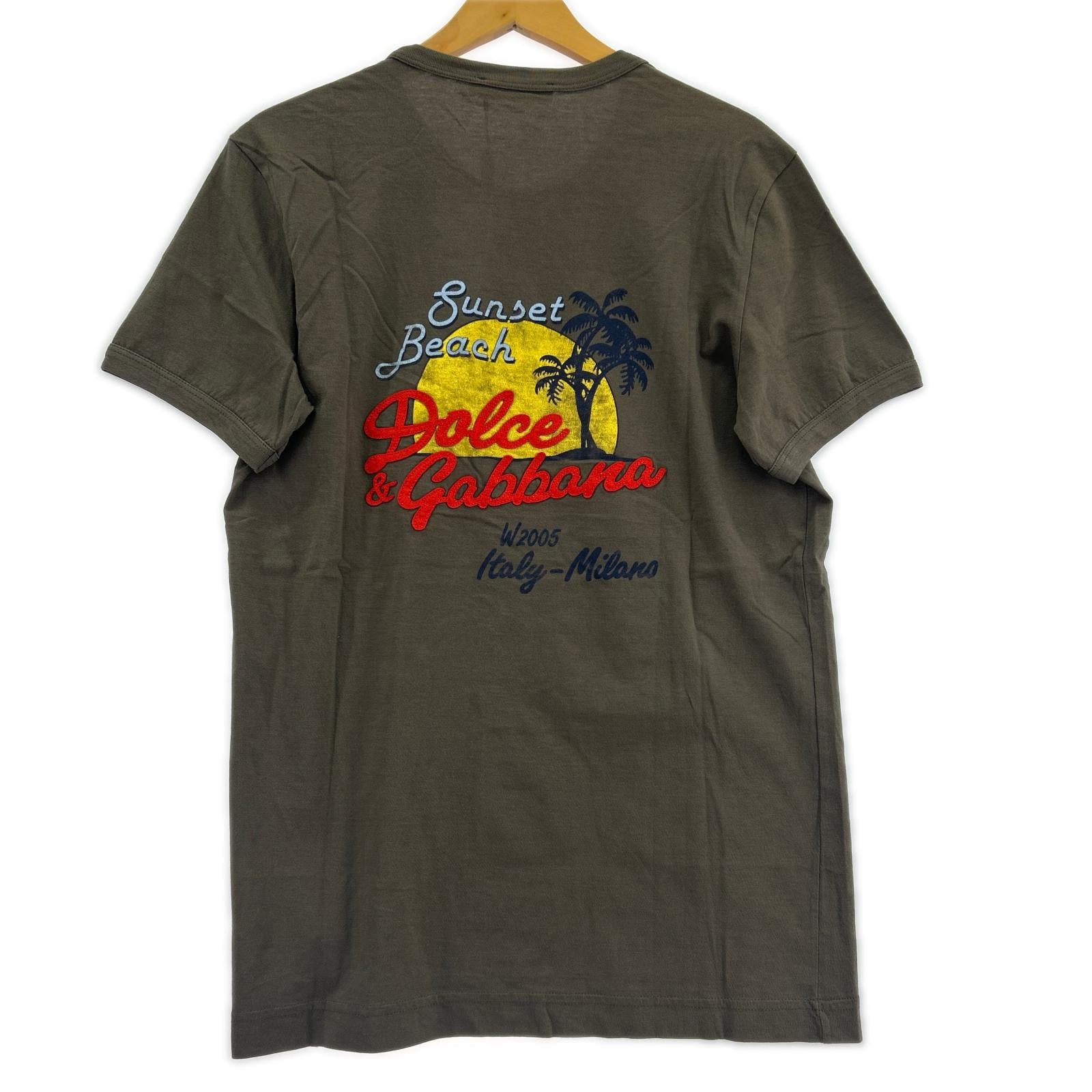 半袖Ｔシャツ バックプリントTシャツ 50 カーキ