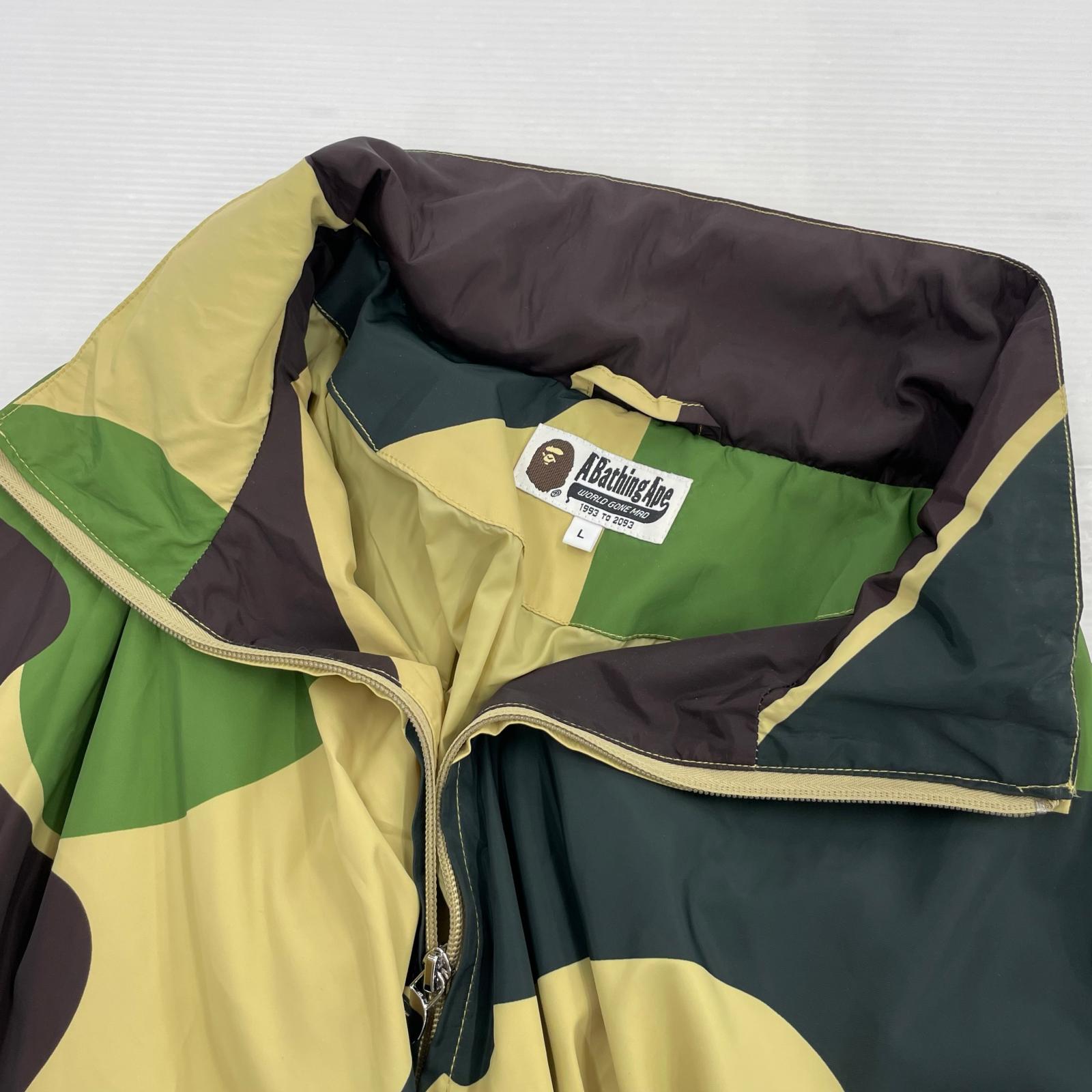 ジャケット ABC CAMO NYLON HOODED JACKET L カーキ L カーキ