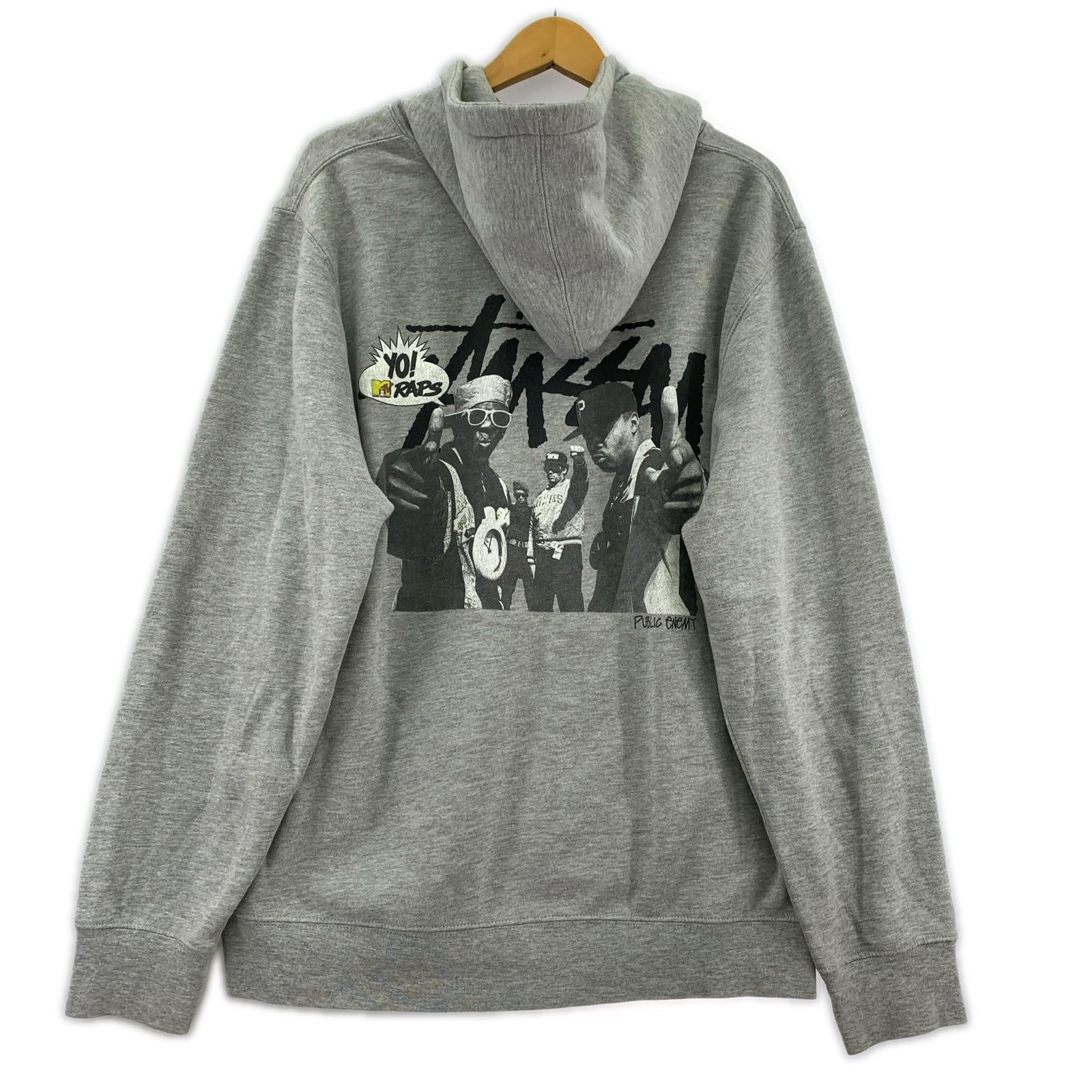 パーカー STUSSY YO!MTV RAPS POパーカー L グレー L グレー