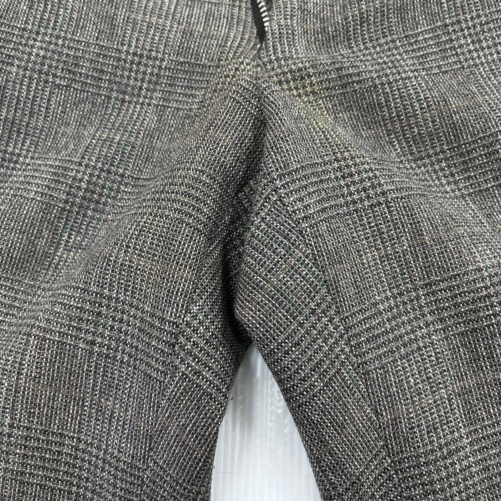パンツ 80-90s ウール ブラウン W34 ブラウン