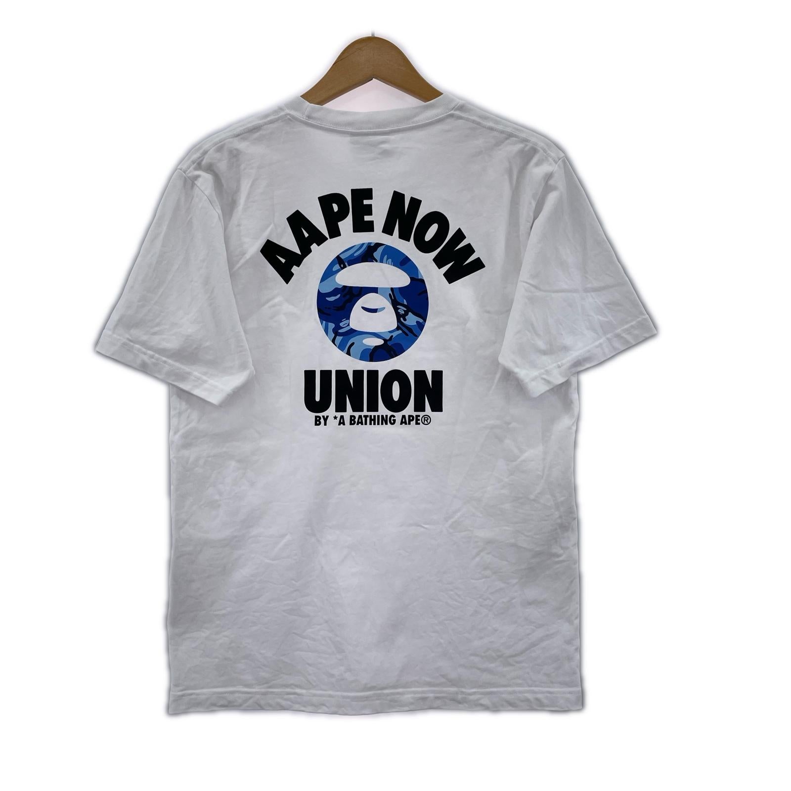 半袖Ｔシャツ AAPE Moonface logo tee S WHT S ホワイト