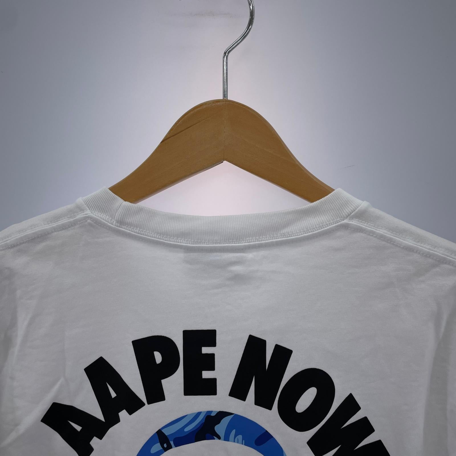 半袖Ｔシャツ AAPE Moonface logo tee S WHT S ホワイト