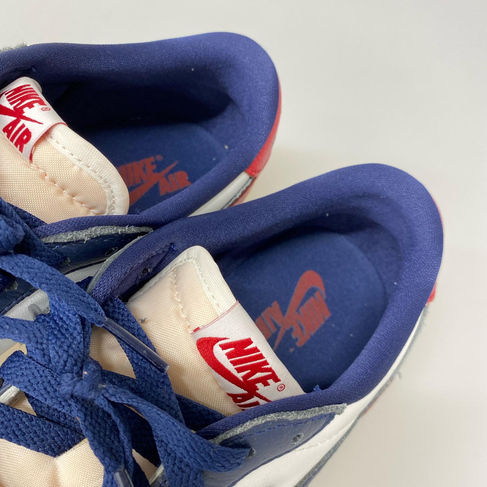 スニーカー Air Jordan 1 Retro Low OG SUMMIT WHITE/GYM RED HQ2993-100 27.5cm (US9 1/2 UK9 EU45)