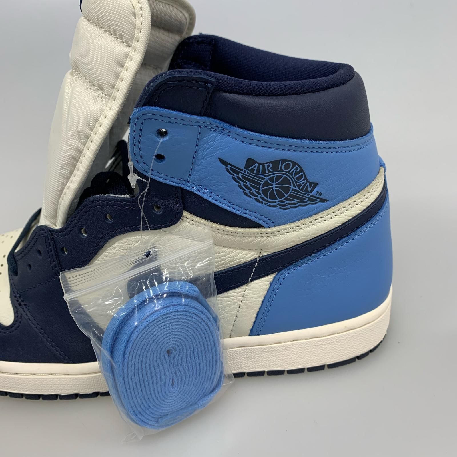 スニーカー AIR JORDAN 1 RETRO HIGH OG Obsidian 555088-140 28.5cm (US10 1/2 UK10 EU47)