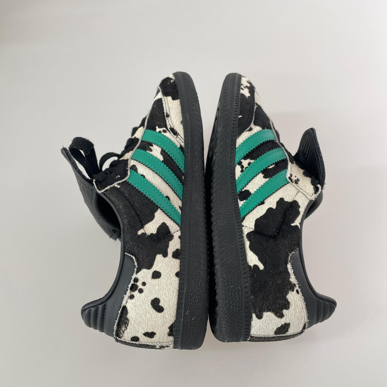 スニーカー adidas WMNS SAMBA LT 24.5 牛柄 24.5cm (US6 1/2 UK6 EU39) ブラック
