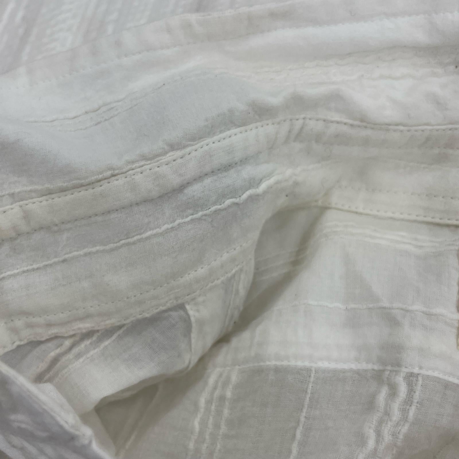 長袖シャツ PERIOD FEATURES kurtaシャツ ホワイト ホワイト