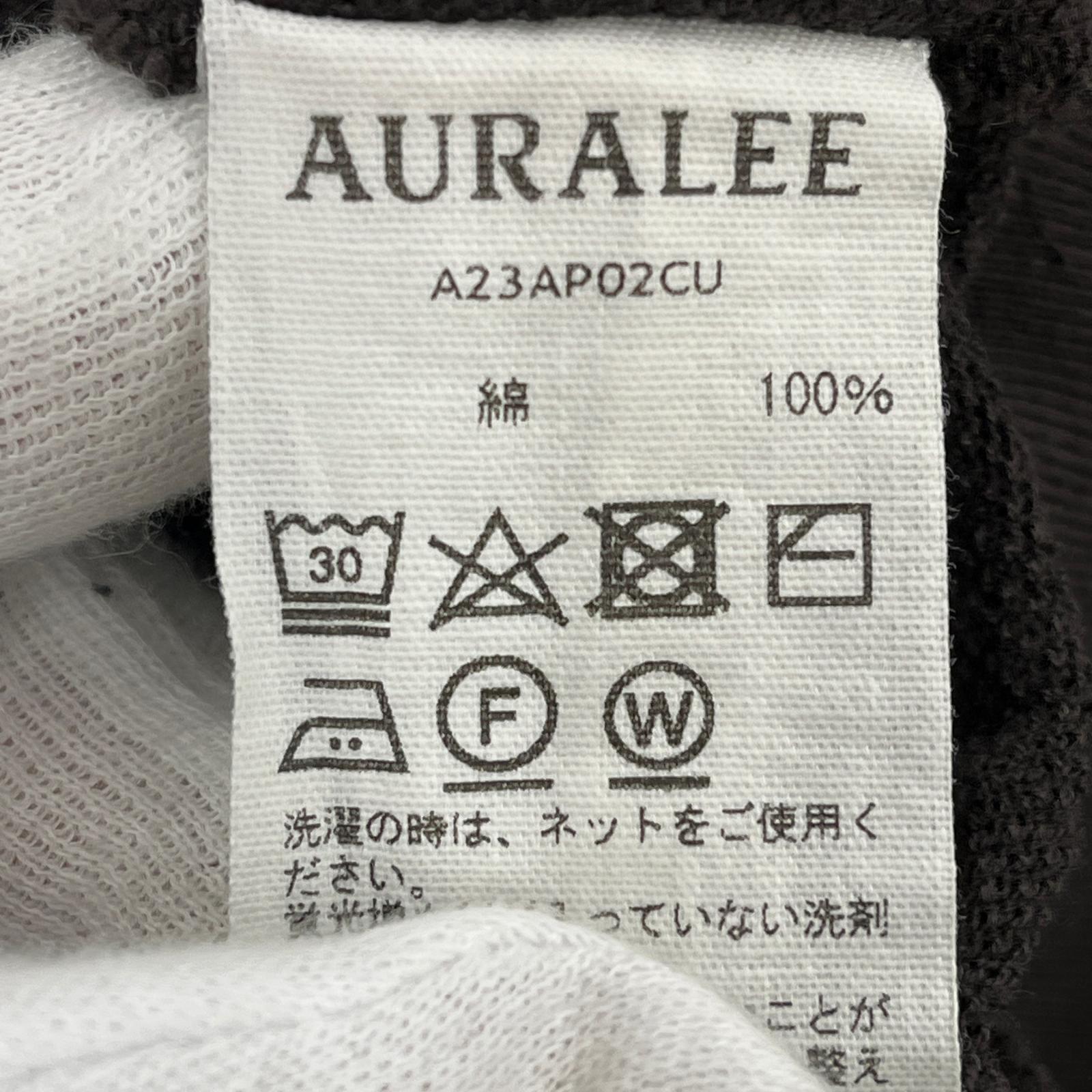 スウェット AURALEE SUPER HIGH GAUGE SWEAT 3 チャコール 3