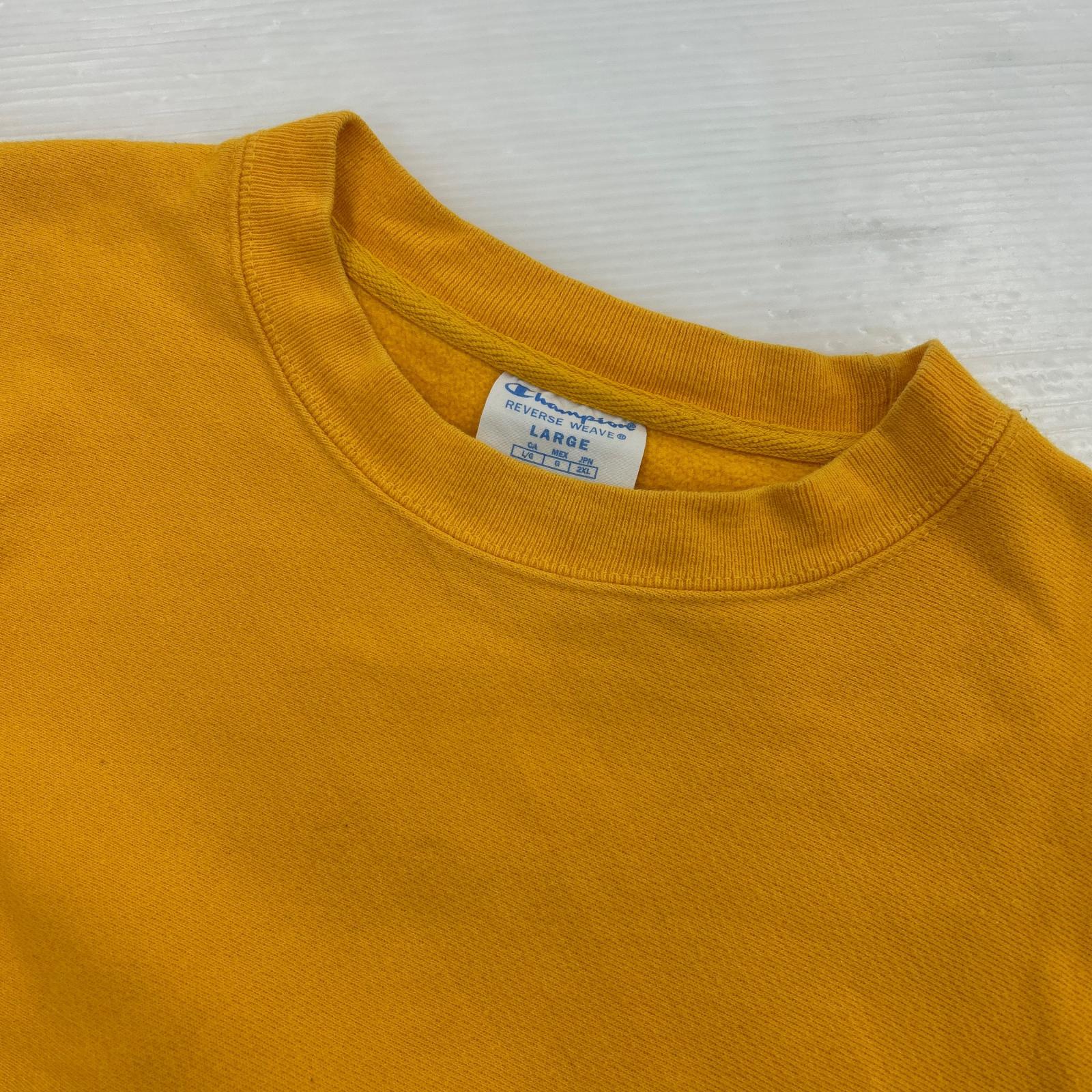 スウェット REVERSE WEAVE イエロー イエロー
