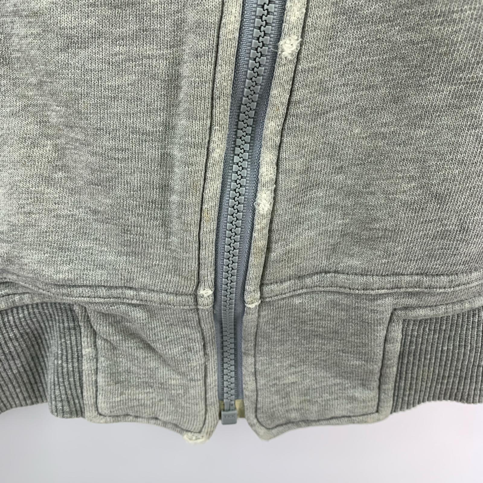 パーカー ISSEY MIYAKE 80s I.S ジップパーカー 9号 グレー S グレー