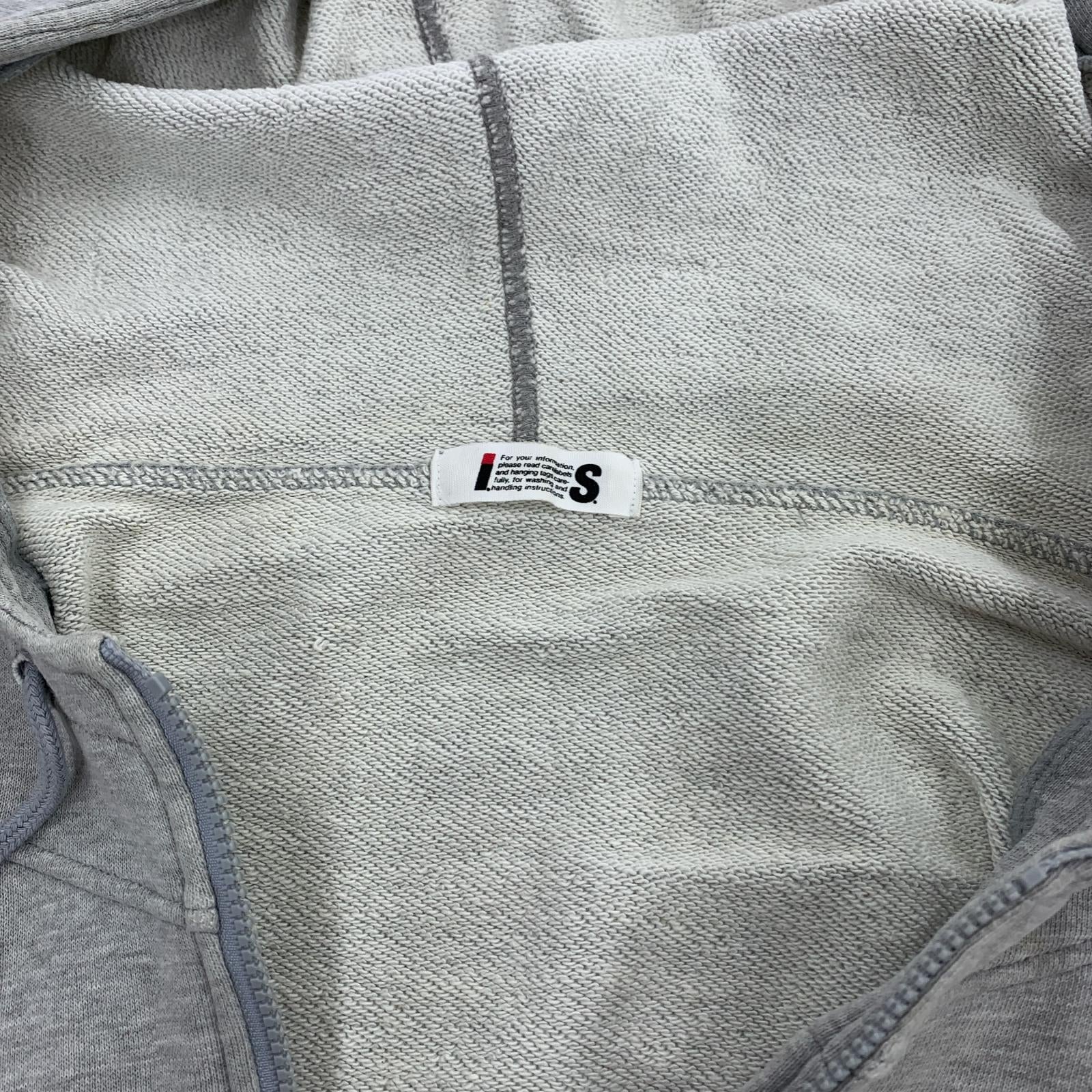 パーカー ISSEY MIYAKE 80s I.S ジップパーカー 9号 グレー S グレー