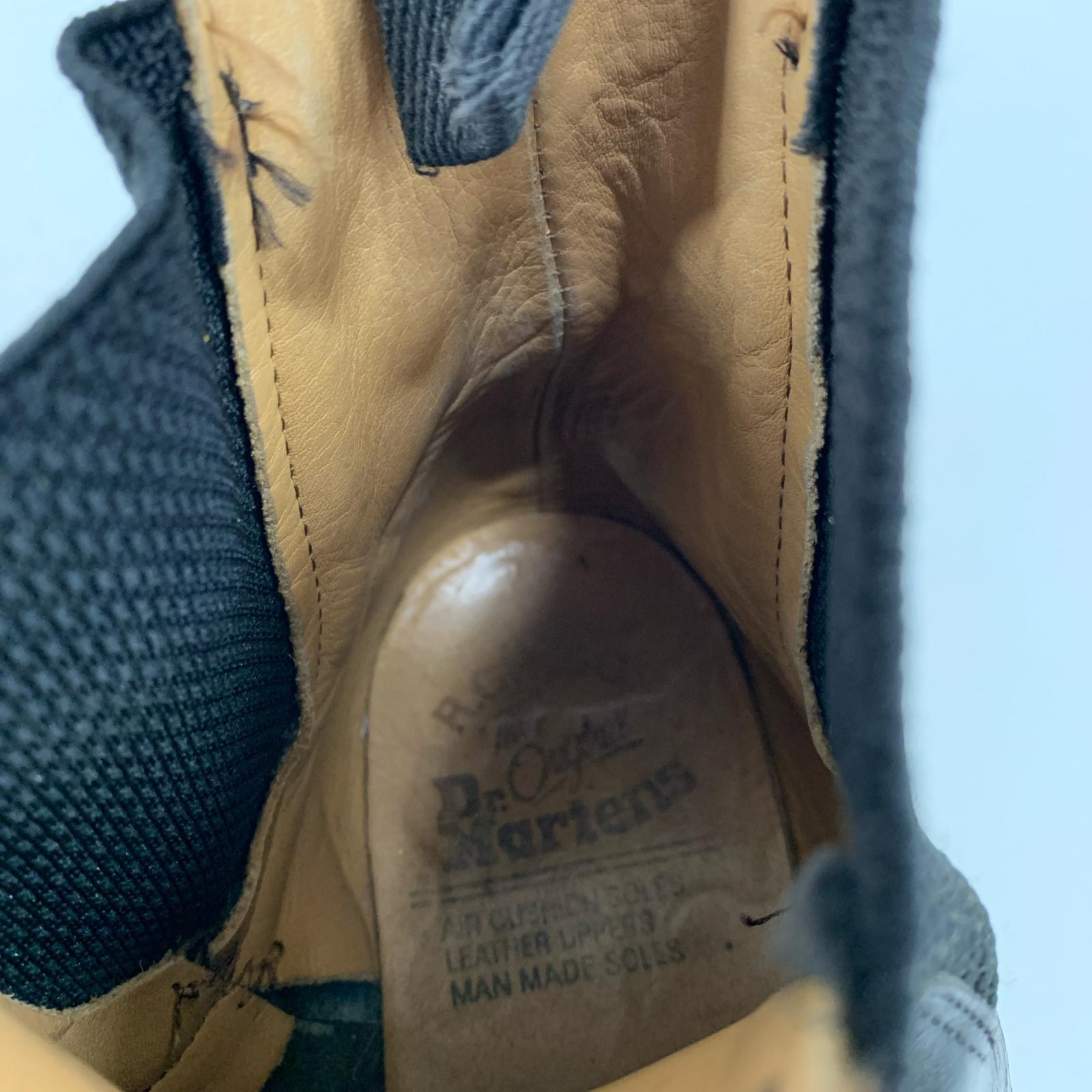 ブーツ Dr.Martens サイドゴアブーツ ENGLAND製 黒 (9) ブラック