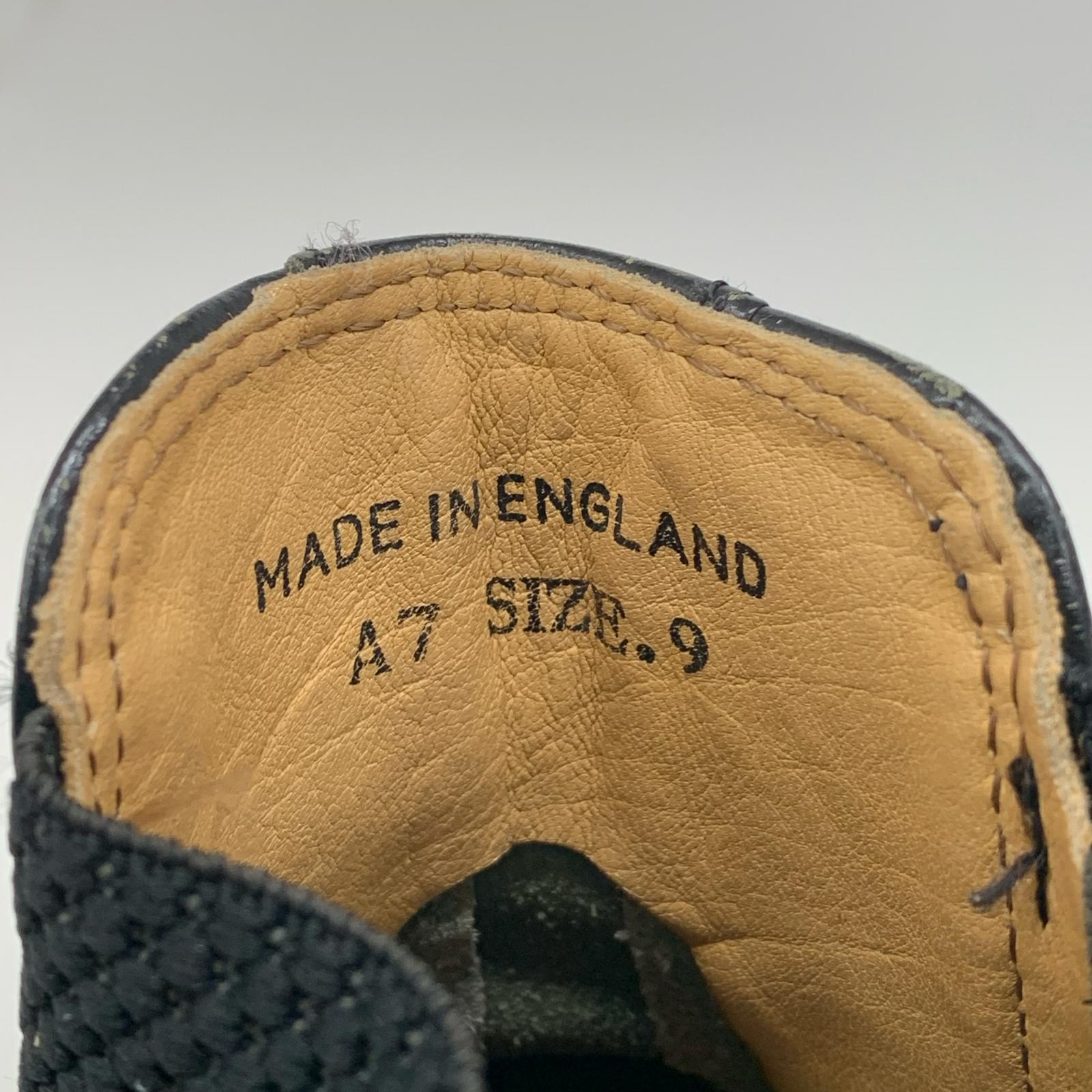 ブーツ Dr.Martens サイドゴアブーツ ENGLAND製 黒 (9) ブラック