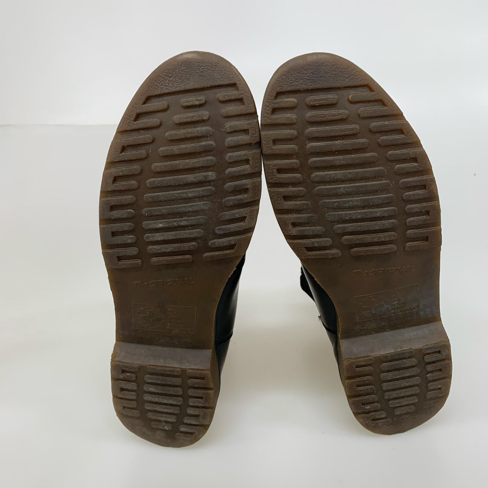 ブーツ Dr.Martens サイドゴアブーツ ENGLAND製 黒 (9) ブラック
