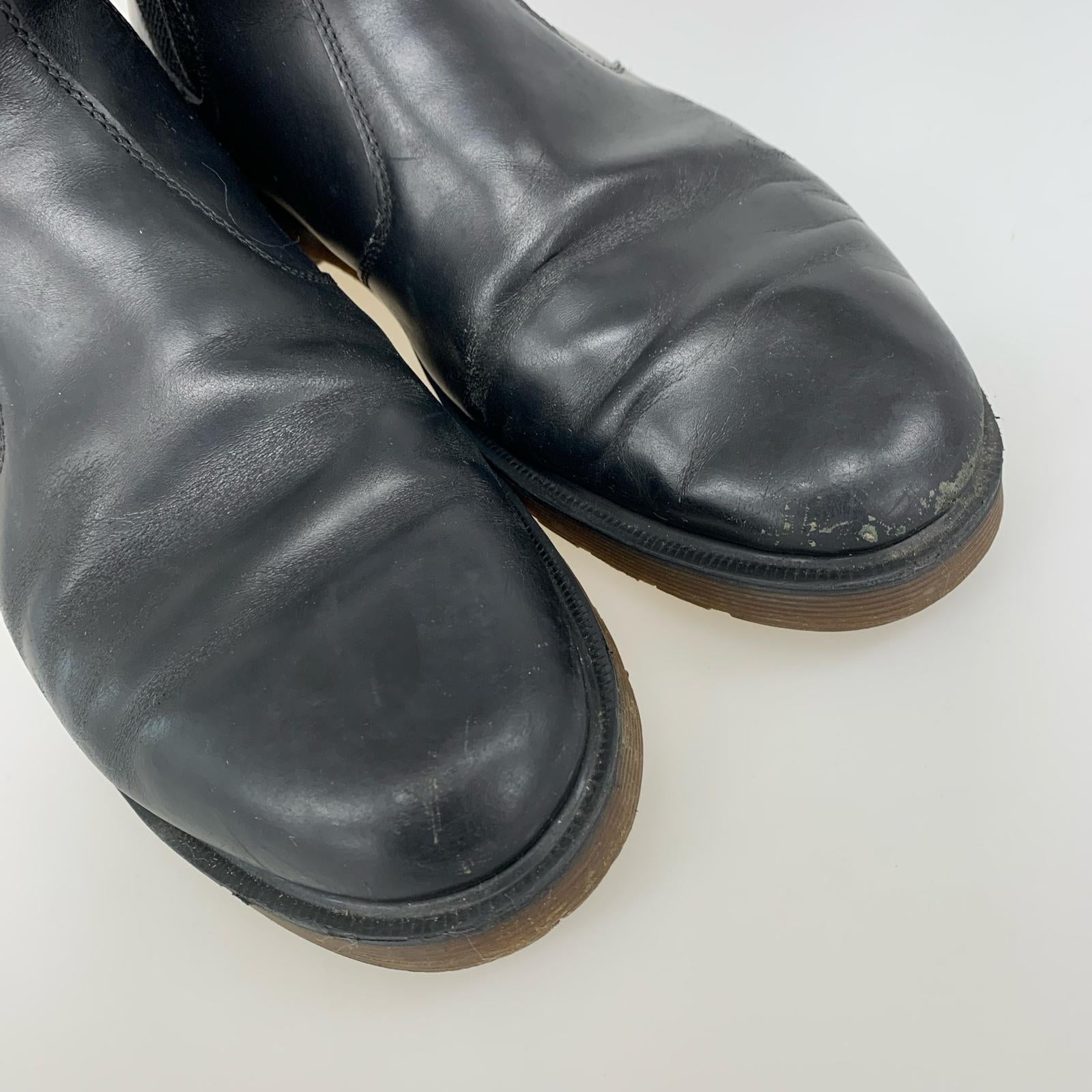 ブーツ Dr.Martens サイドゴアブーツ ENGLAND製 黒 (9) ブラック