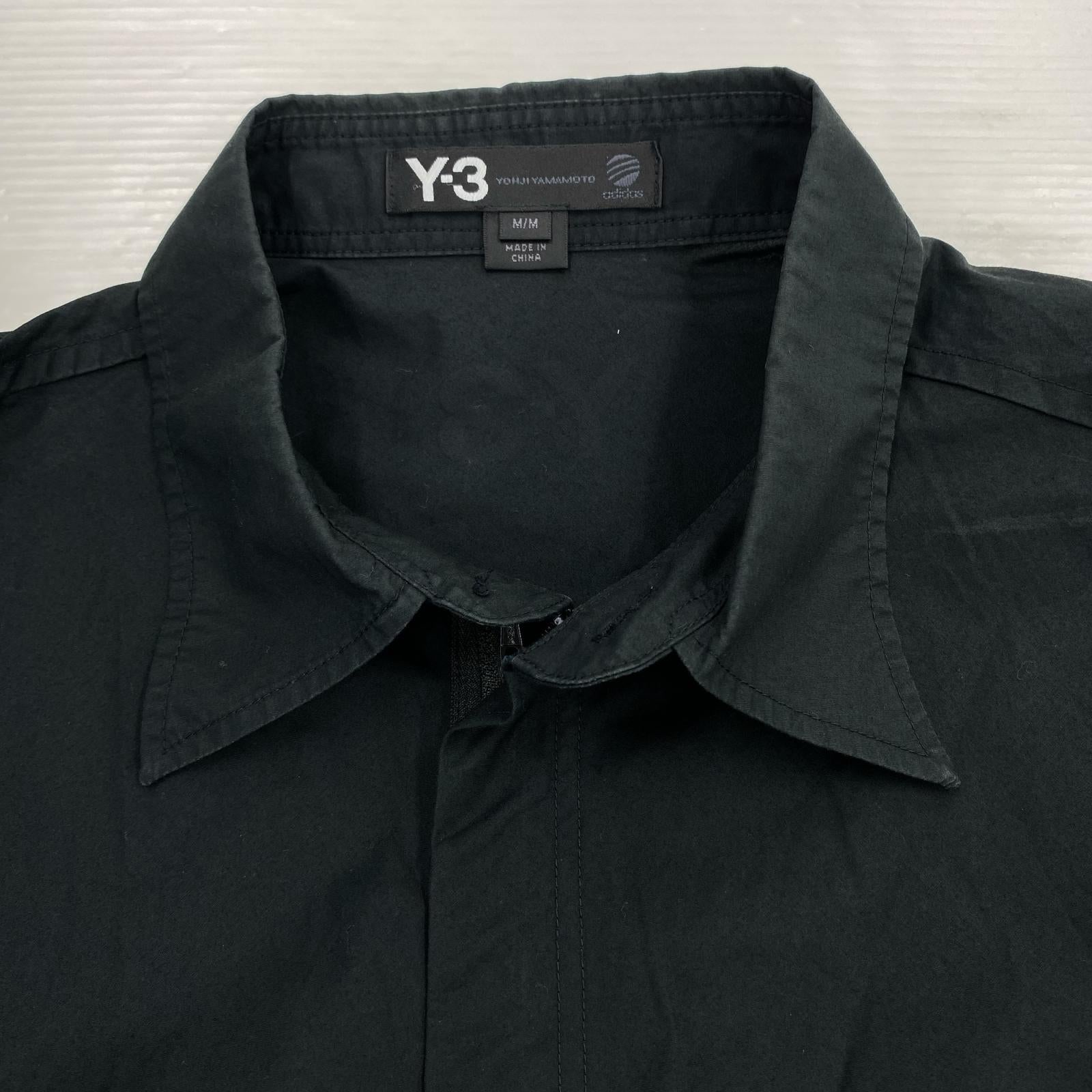 長袖シャツ ロングシャツ ブラック M ブラック