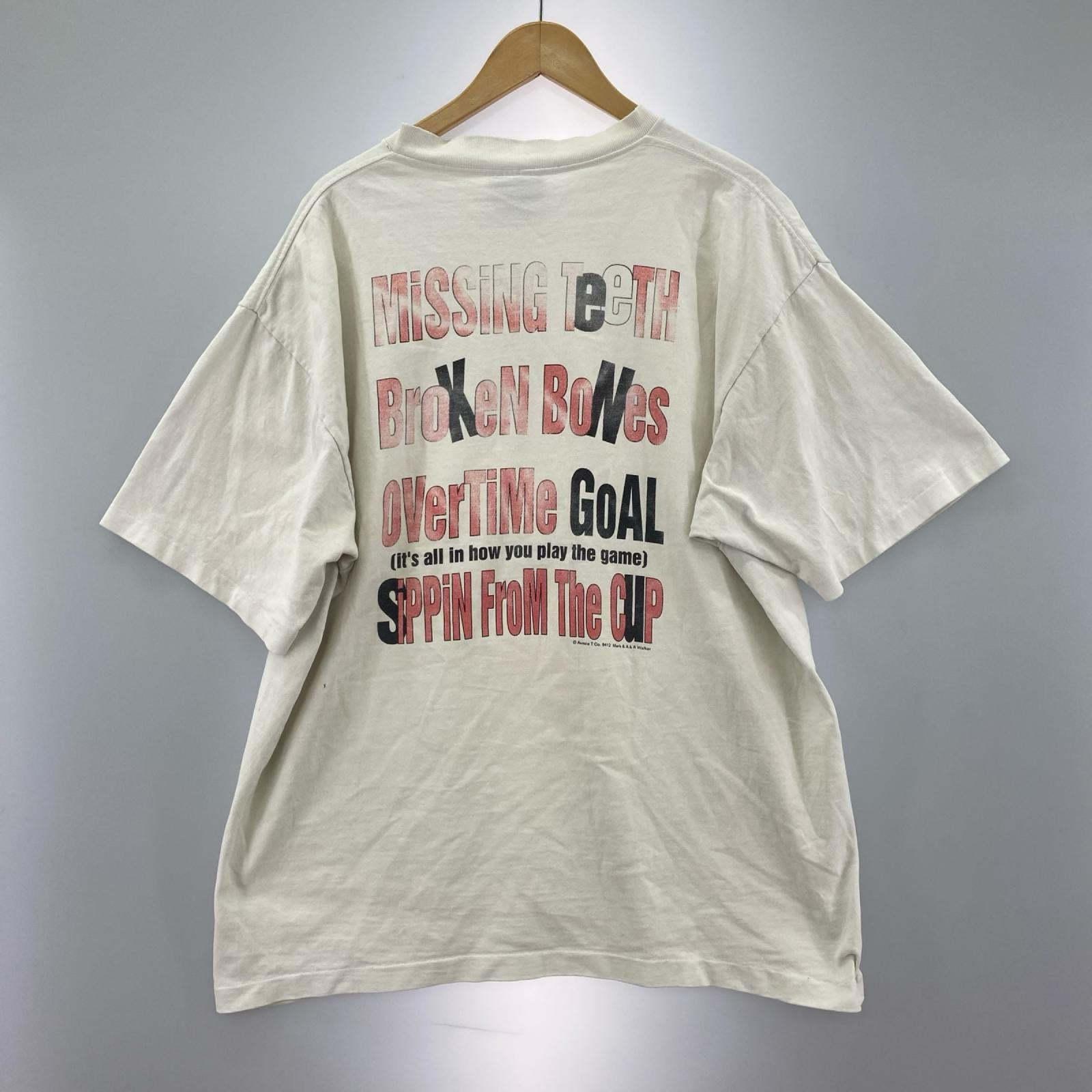 半袖Ｔシャツ 90s No PAIN No Glory ホワイト