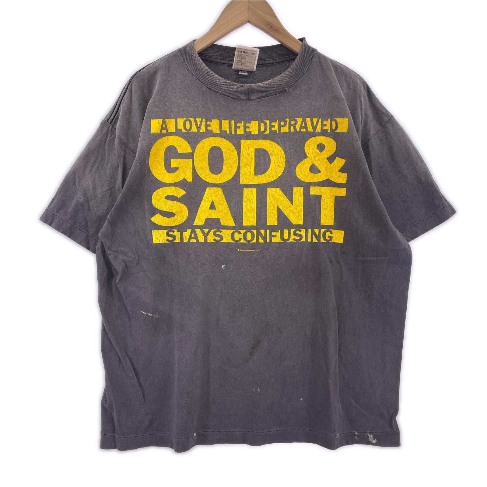 半袖Ｔシャツ GOD SAINT SS T-SHIRT/サイズM M ブラック