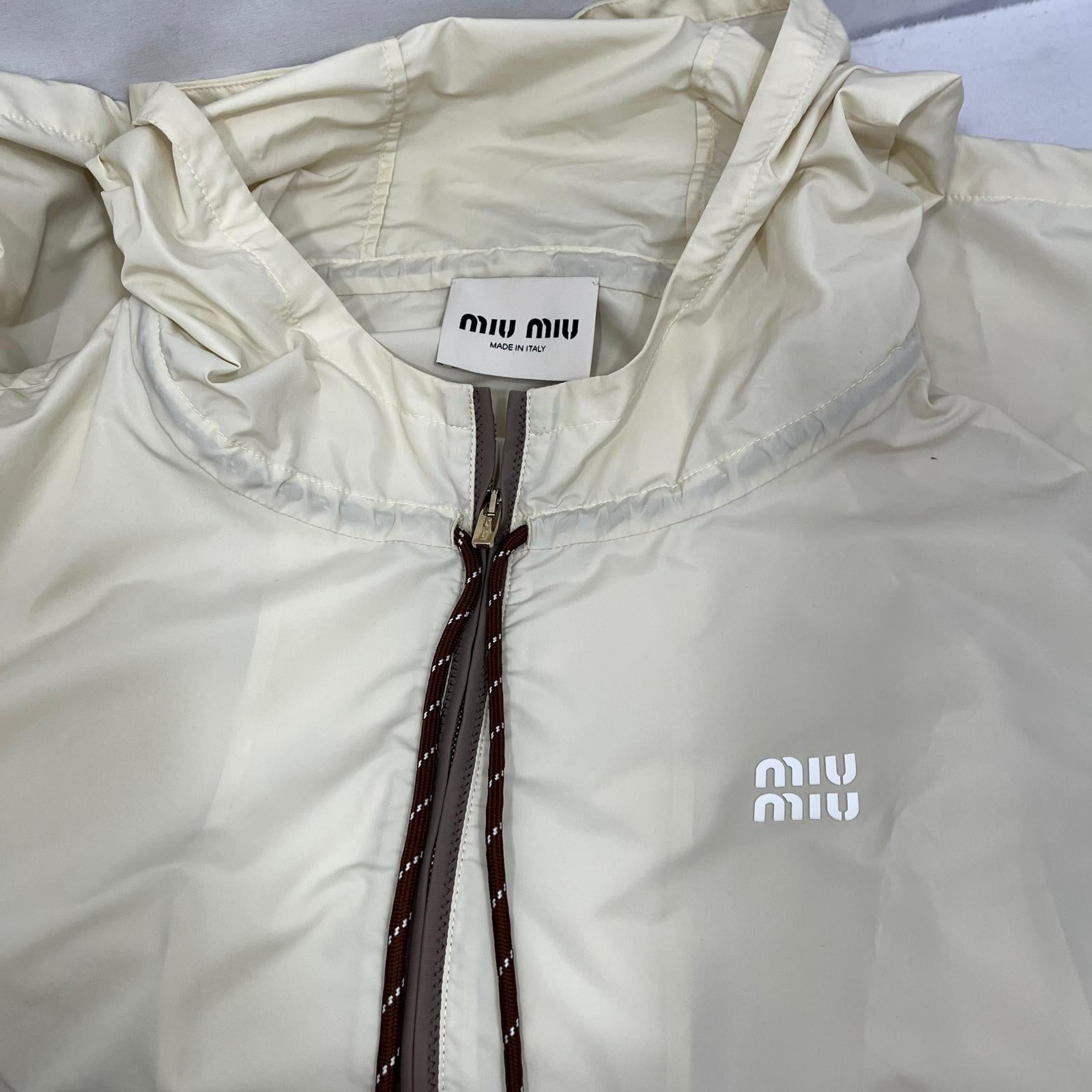 miumiu/ML1055/テクニカルファブリックフーディー/38