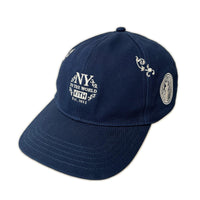 キャップ KITH NY To The World Nolan Trucker Hat 刺繍キャップ ネイビー