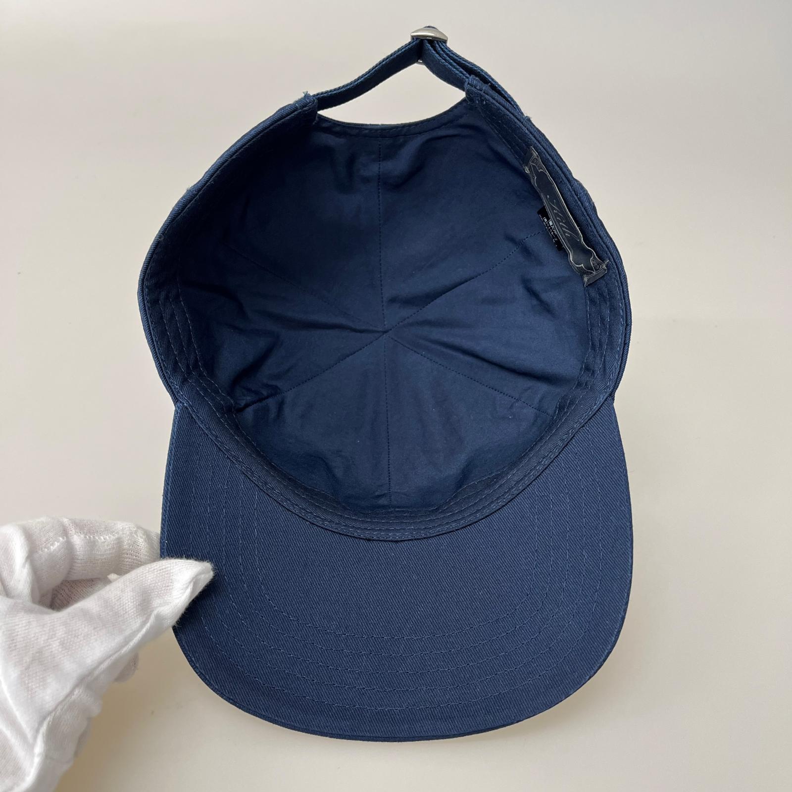 キャップ KITH NY To The World Nolan Trucker Hat 刺繍キャップ ネイビー