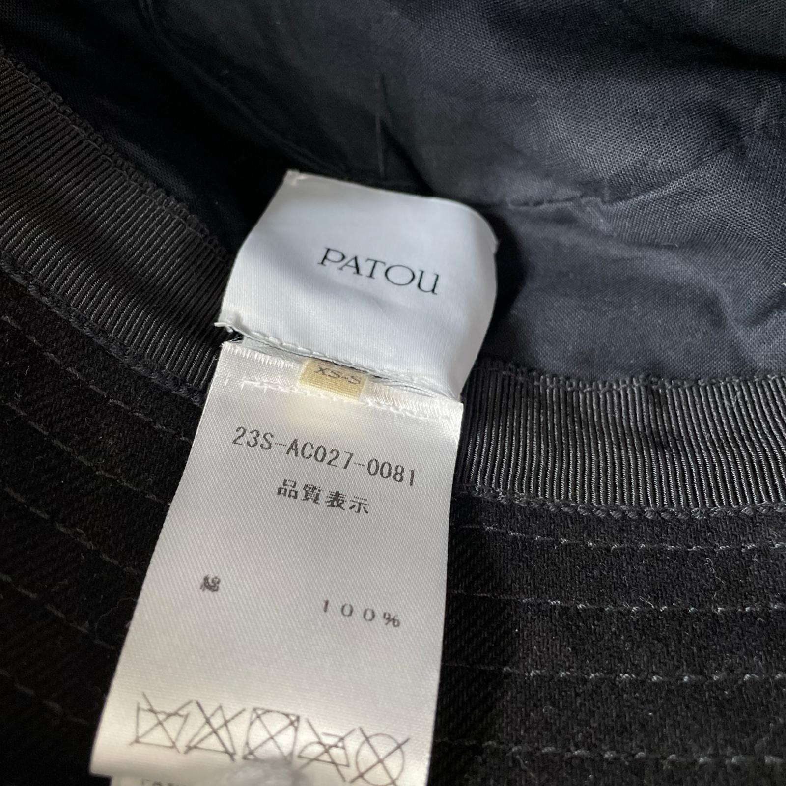 ハット PATOU ブラック ブラック