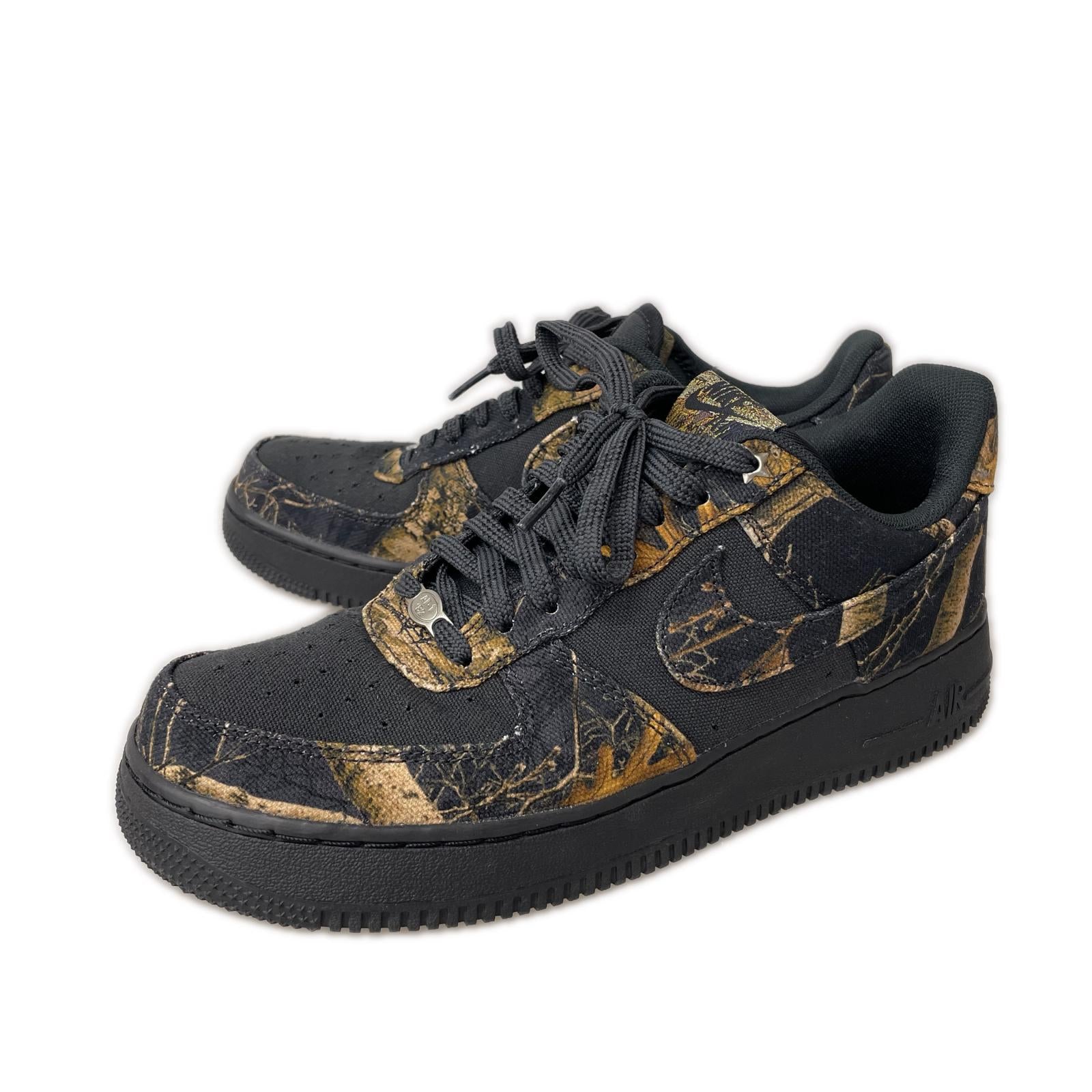 スニーカー AIR FORCE 1 LOW REALTREE 27.0cm 27cm (US9 UK8 1/2 EU44) ブラック