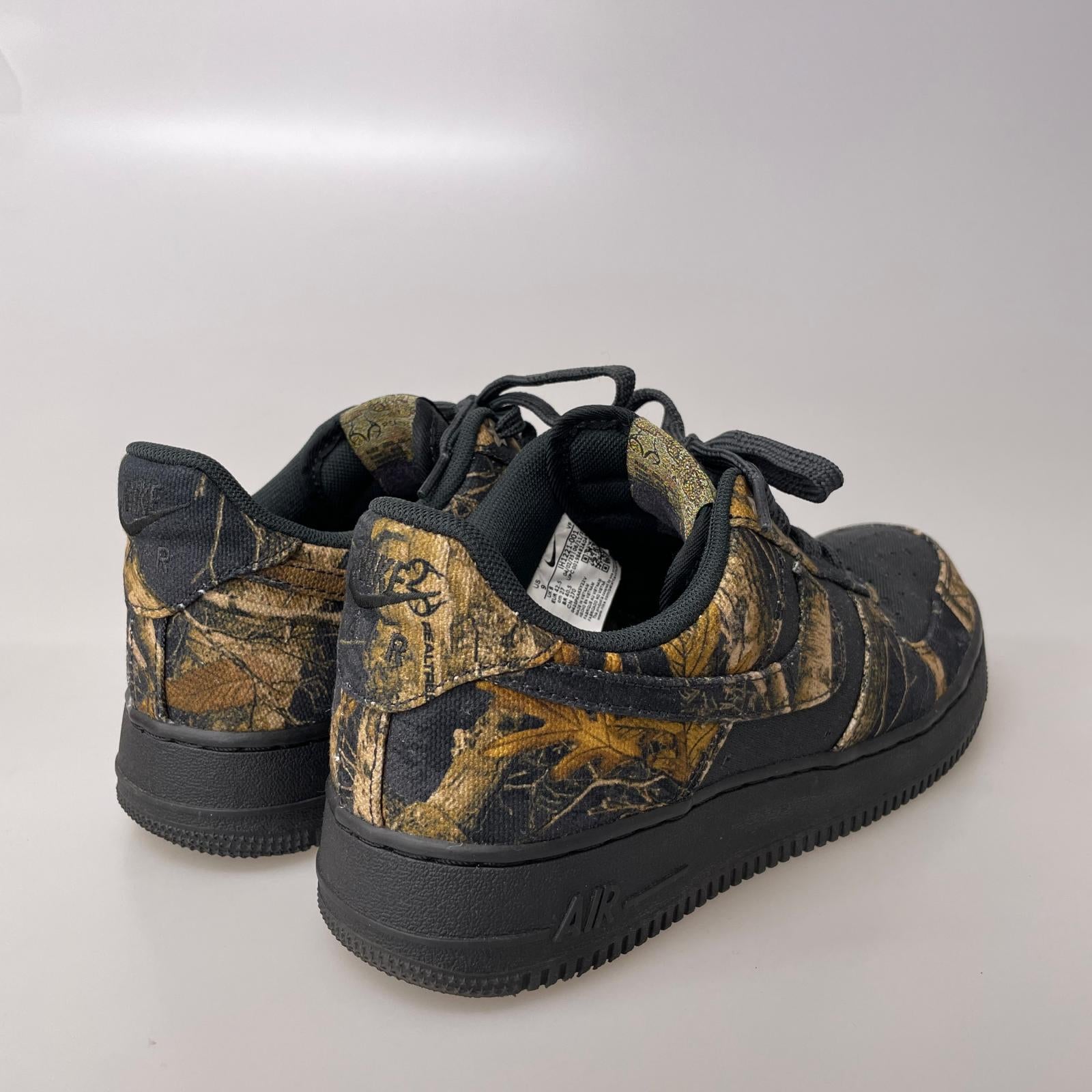 スニーカー AIR FORCE 1 LOW REALTREE 27.0cm 27cm (US9 UK8 1/2 EU44) ブラック