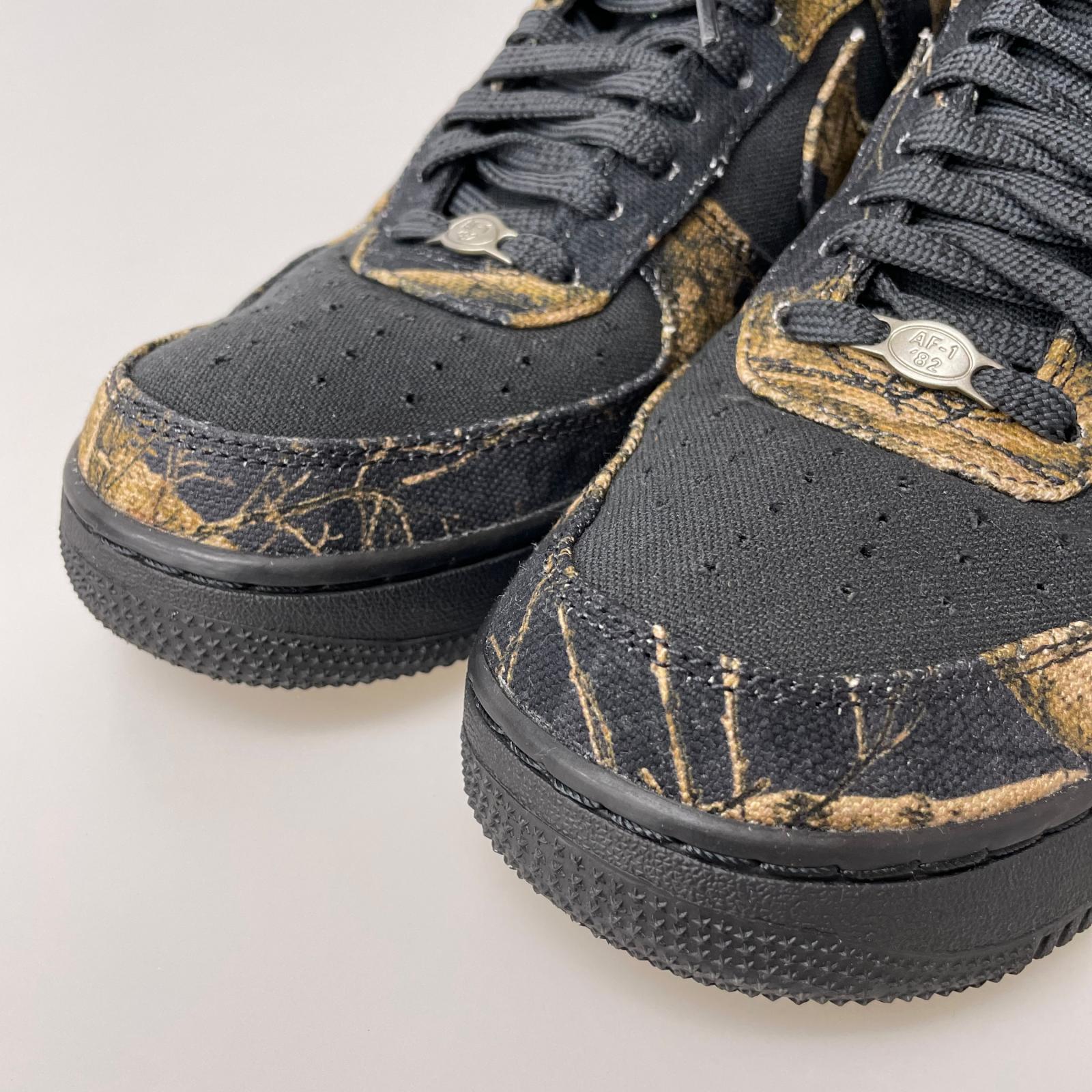 スニーカー AIR FORCE 1 LOW REALTREE 27.0cm 27cm (US9 UK8 1/2 EU44) ブラック