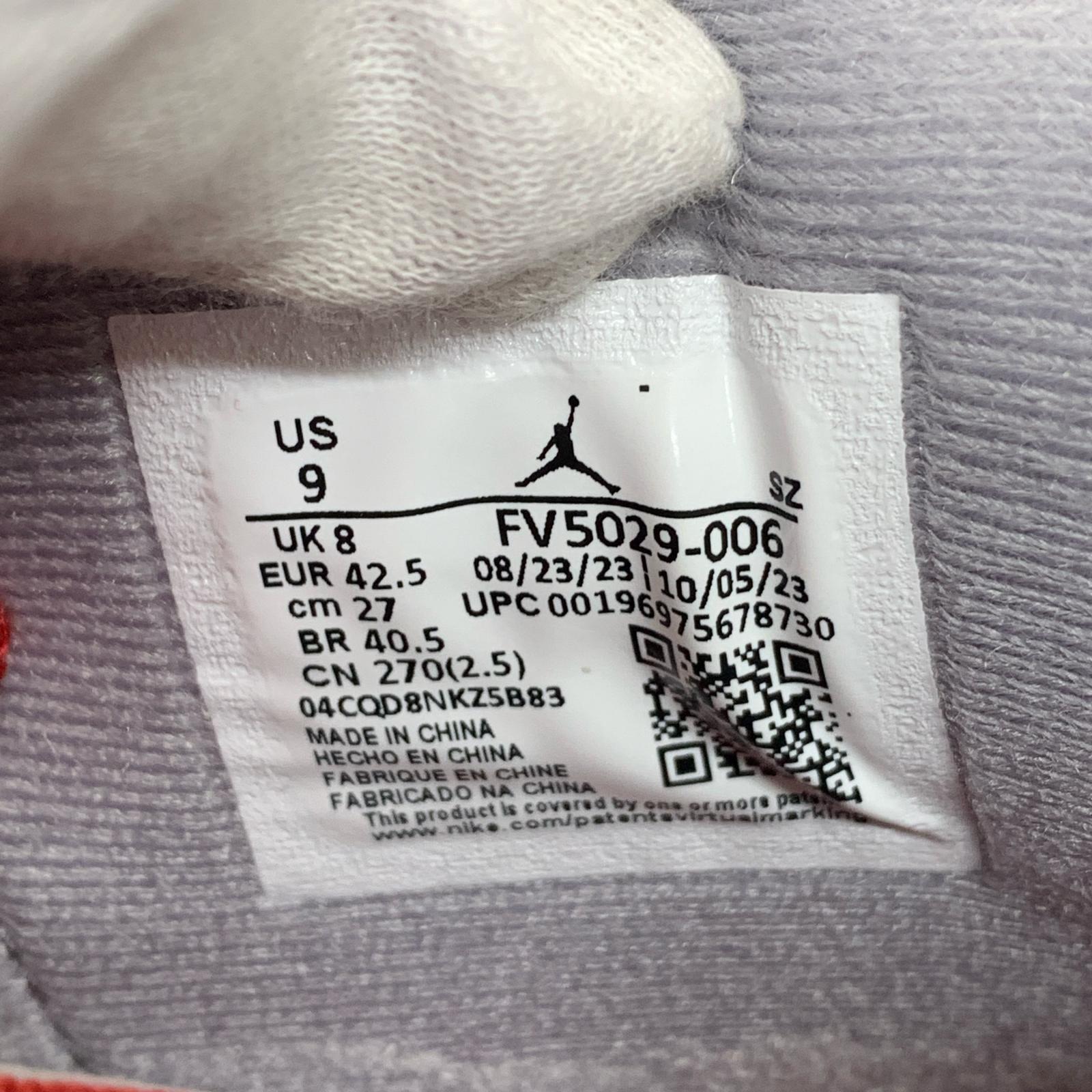 スニーカー FV5029-006 Air Jordan 4 Retro Bred Reimagined (27cm) 27cm (US9 UK8 1/2 EU44) ブラック