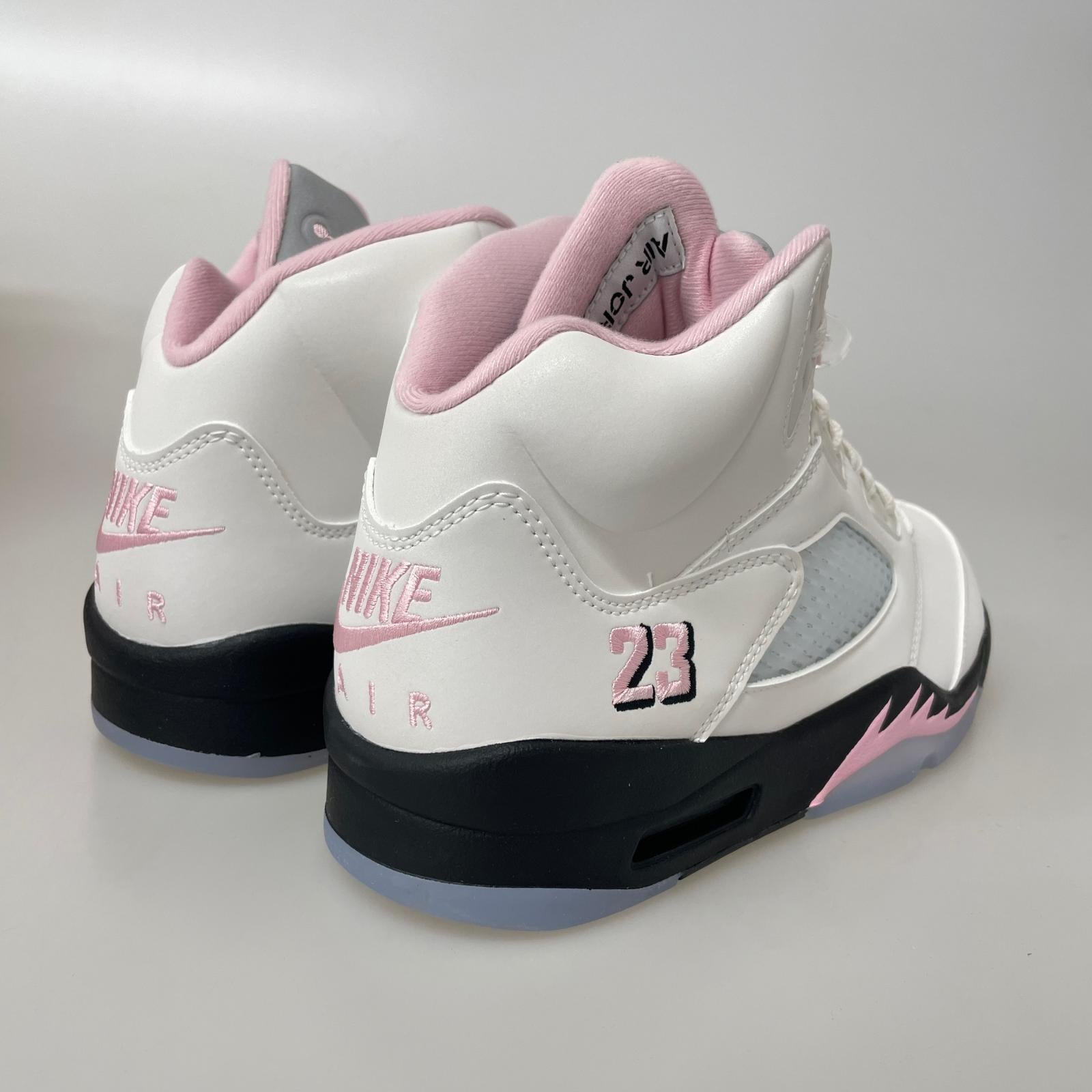 スニーカー HQ7978-102 Air Jordan 5 Retro OG Medium Soft Pink 27cm 27cm (US9 UK8 1/2 EU44) ホワイト