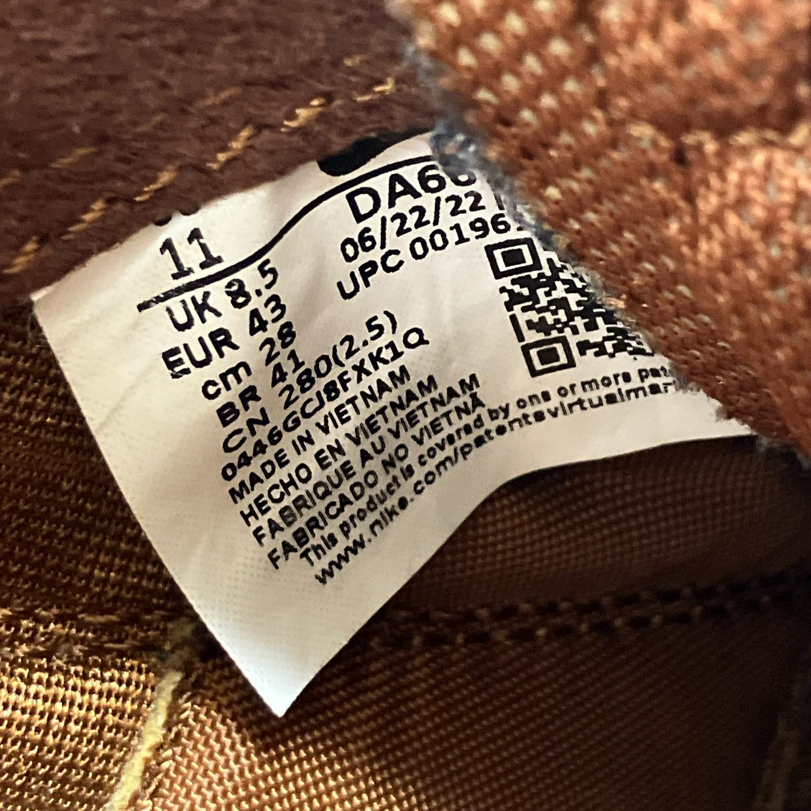 スニーカー ×Tom Sachs Craft Women's General Purpose 28cm (US10 UK9 1/2 EU46) ブラウン