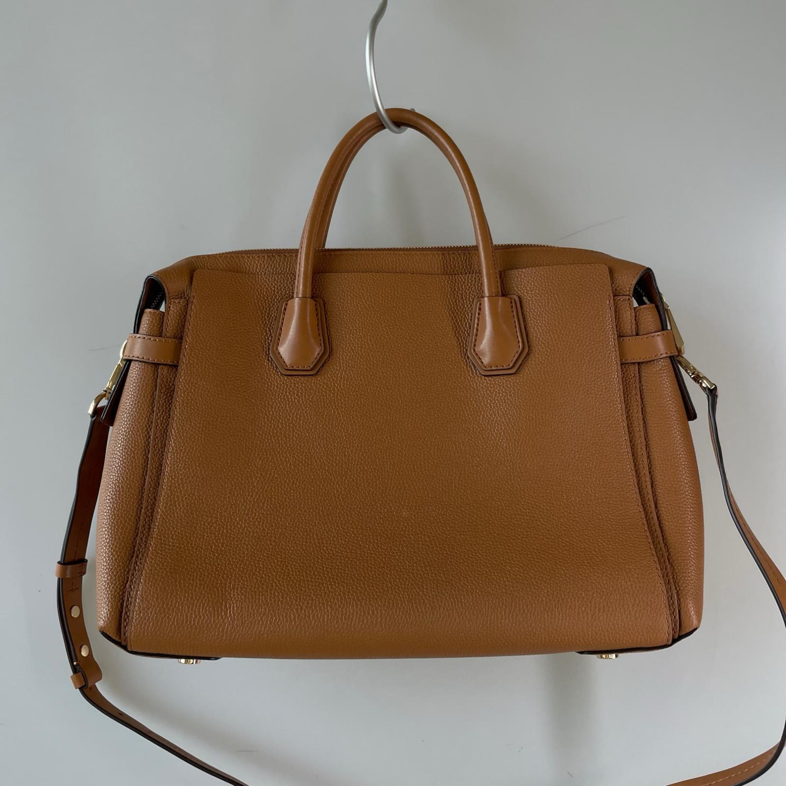 ハンドバッグ MICHAEL　KORS　レザー　ショルダー　ハンドバッグ ブラウン