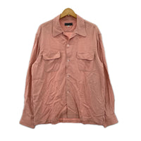 長袖シャツ WEARMASTERS 開襟レーヨンシャツ ピンク (42) 42
