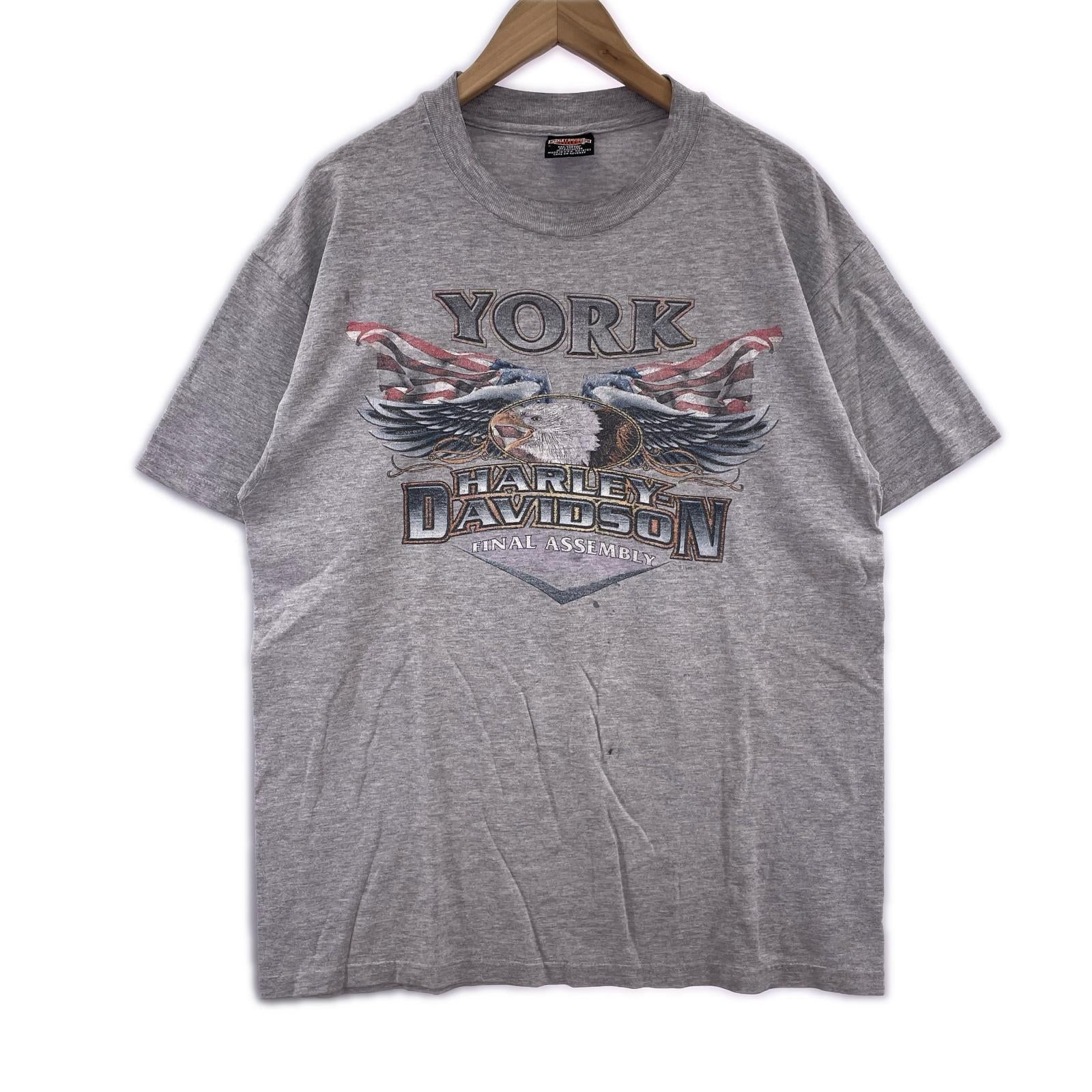 半袖Ｔシャツ USA製/イーグル/両面/グレー L グレー